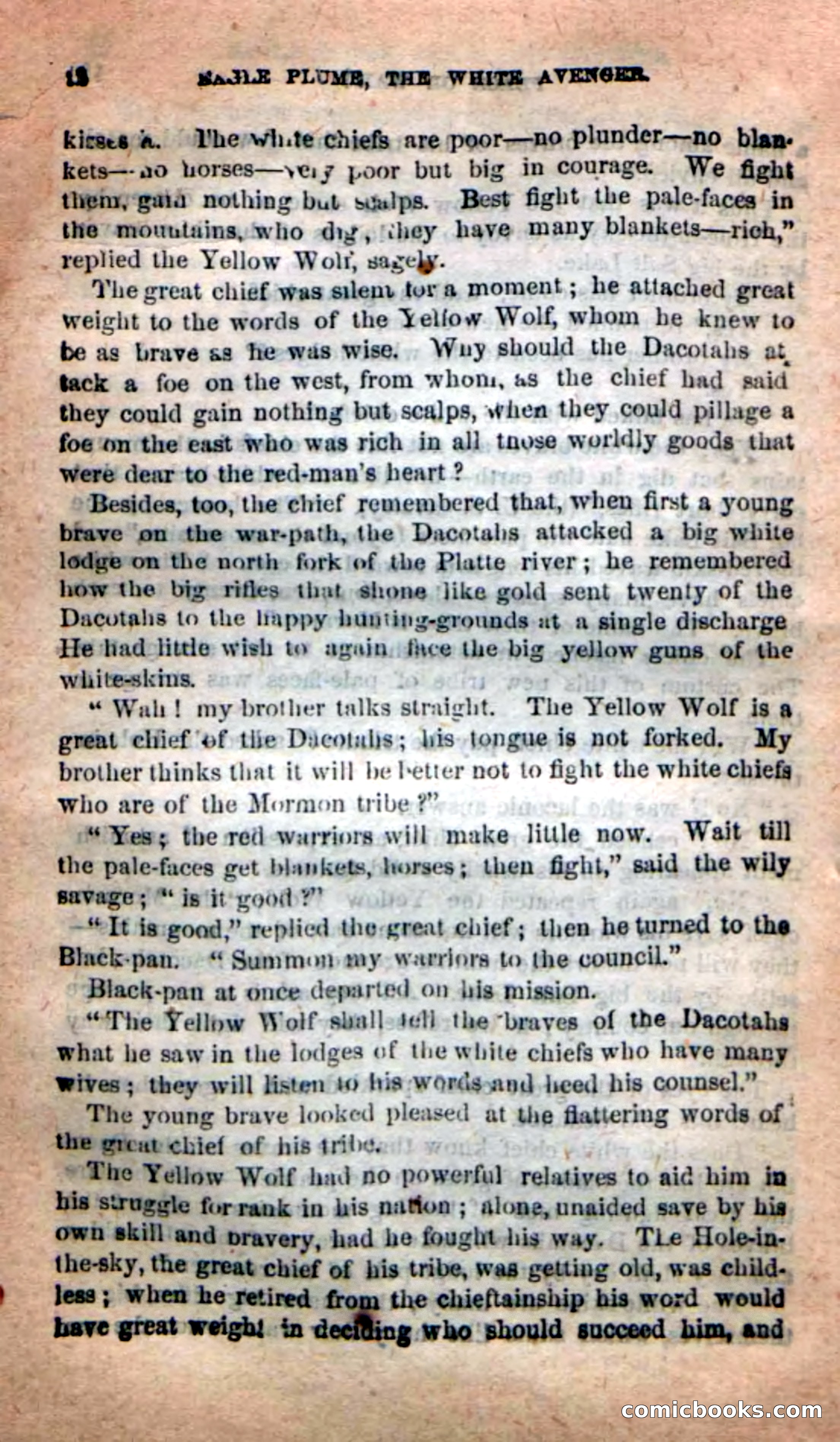 Beadle's New Dime Novels: Eagle Plume — page 8 of 98