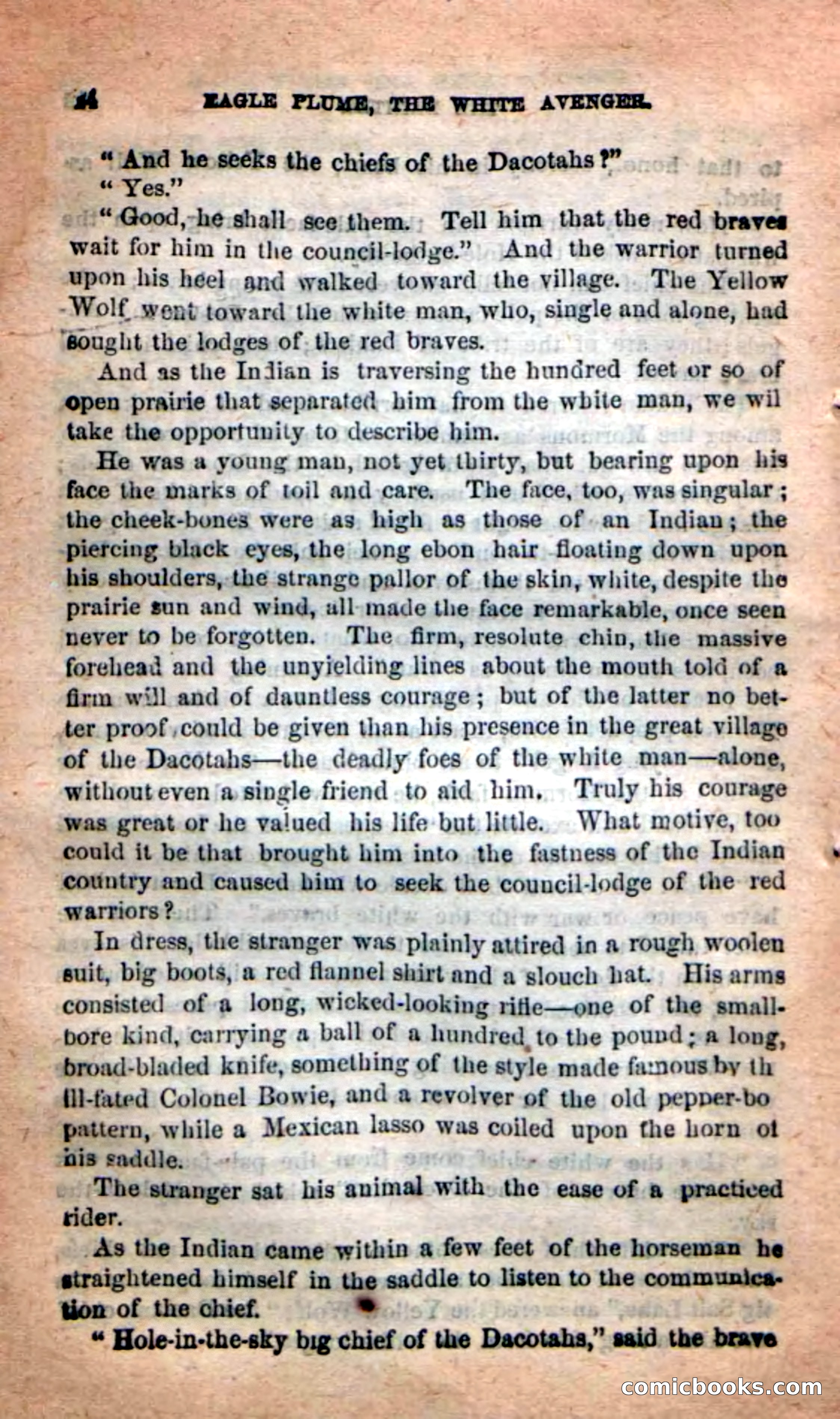 Beadle's New Dime Novels: Eagle Plume — page 10 of 98
