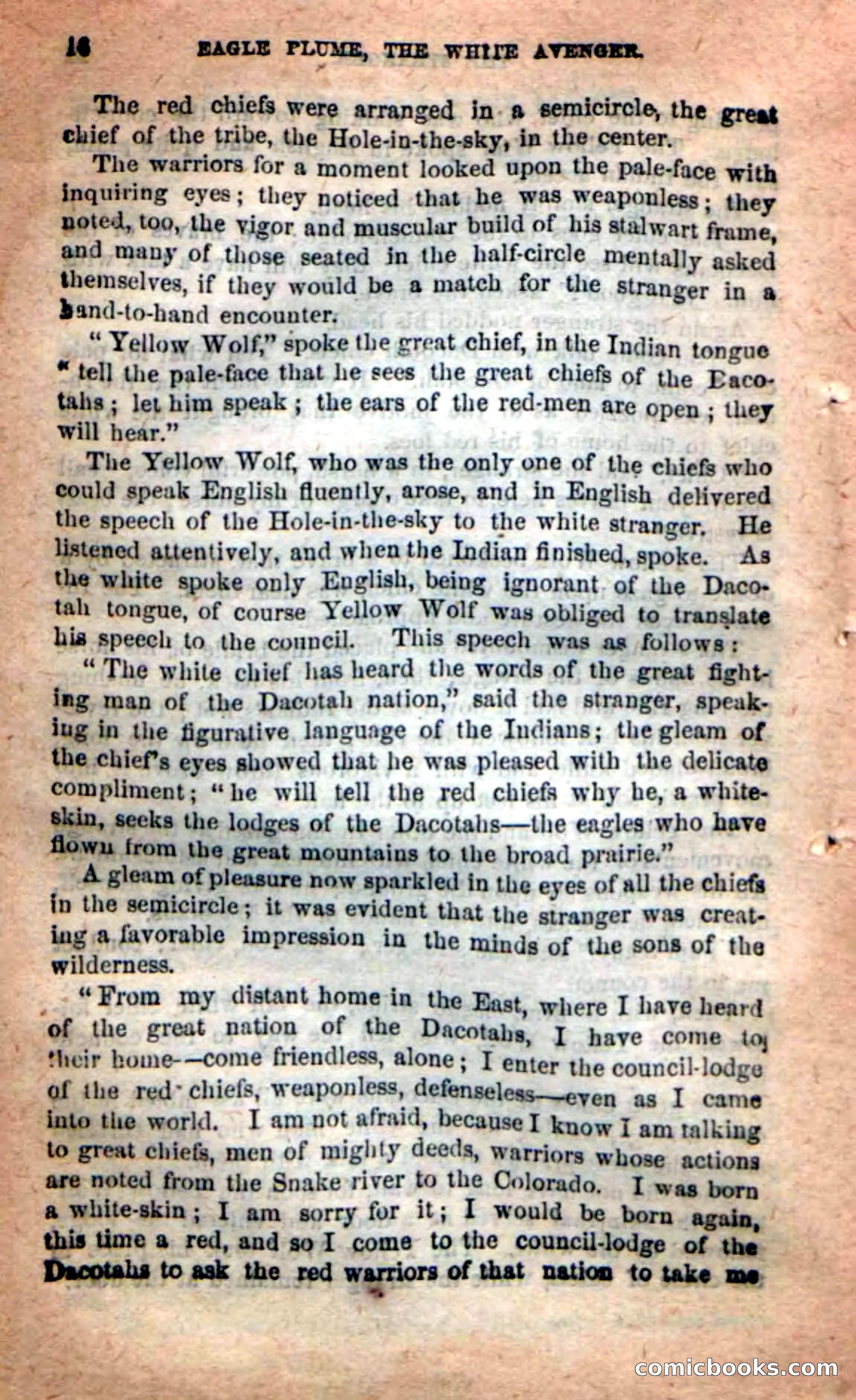 Beadle's New Dime Novels: Eagle Plume — page 12 of 98