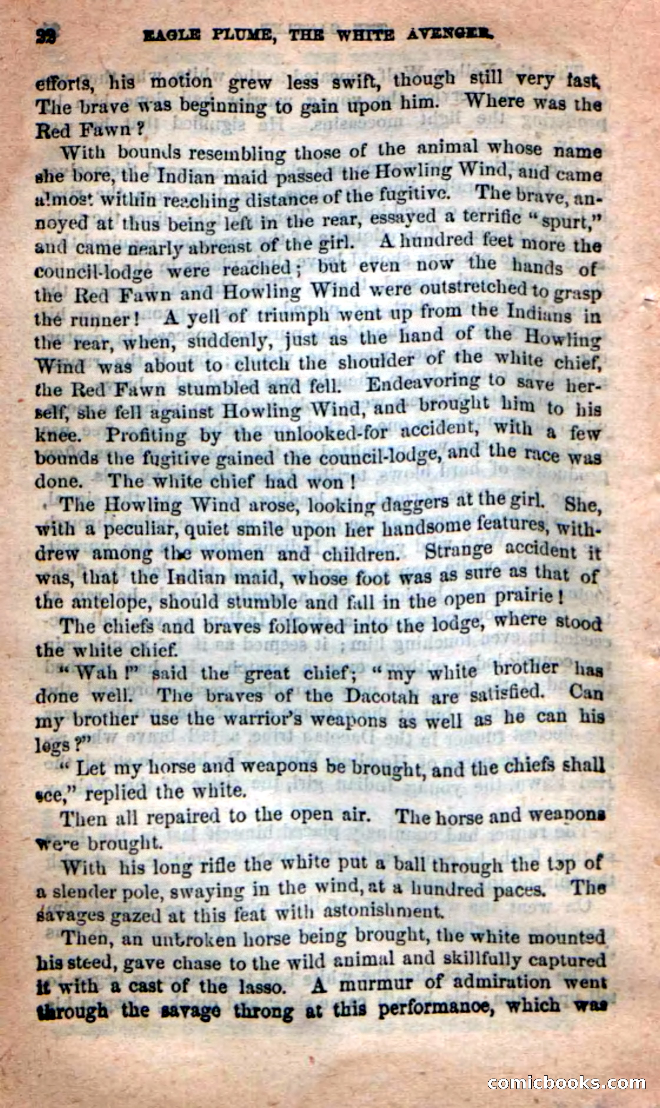 Beadle's New Dime Novels: Eagle Plume — page 18 of 98