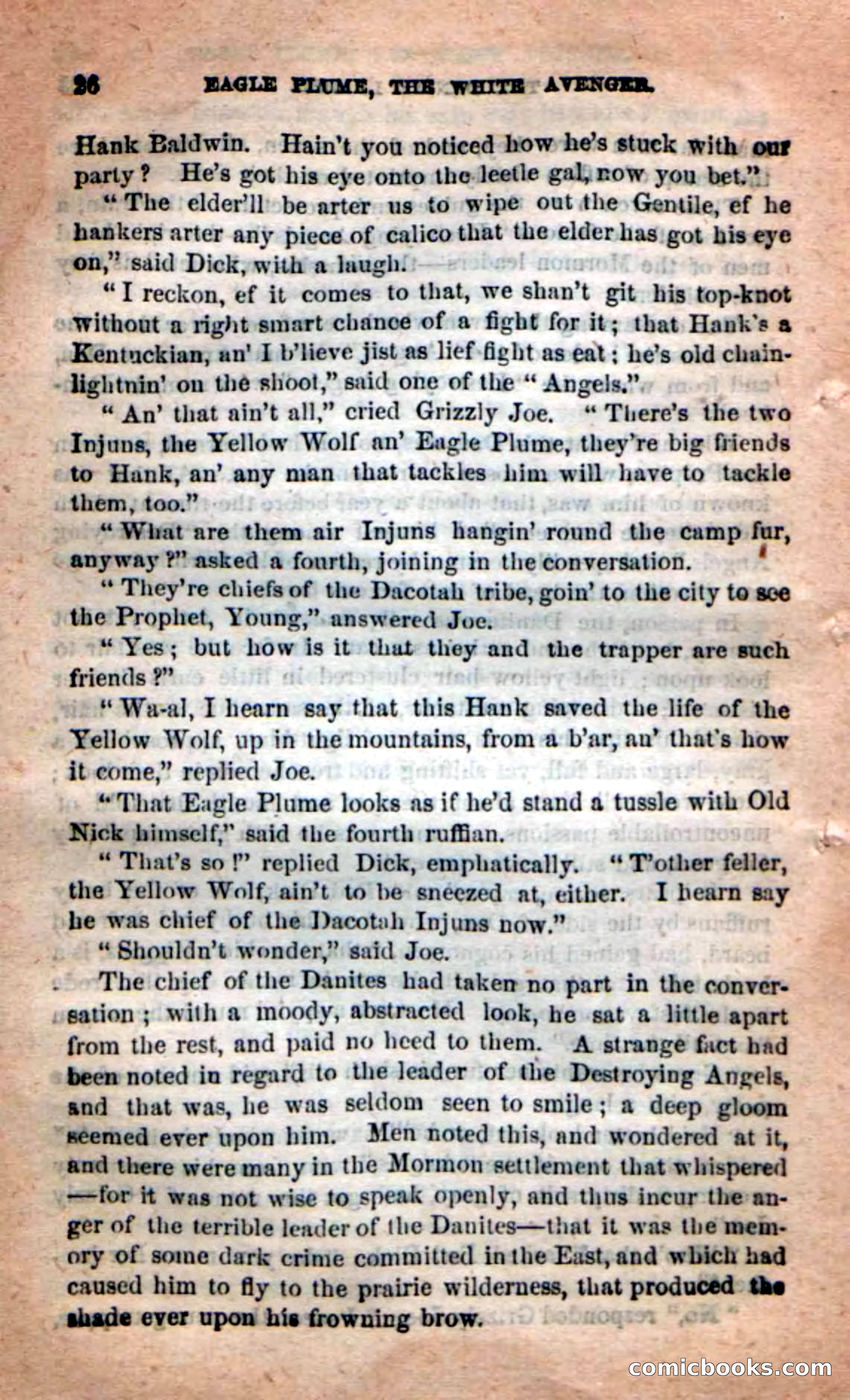 Beadle's New Dime Novels: Eagle Plume — page 22 of 98