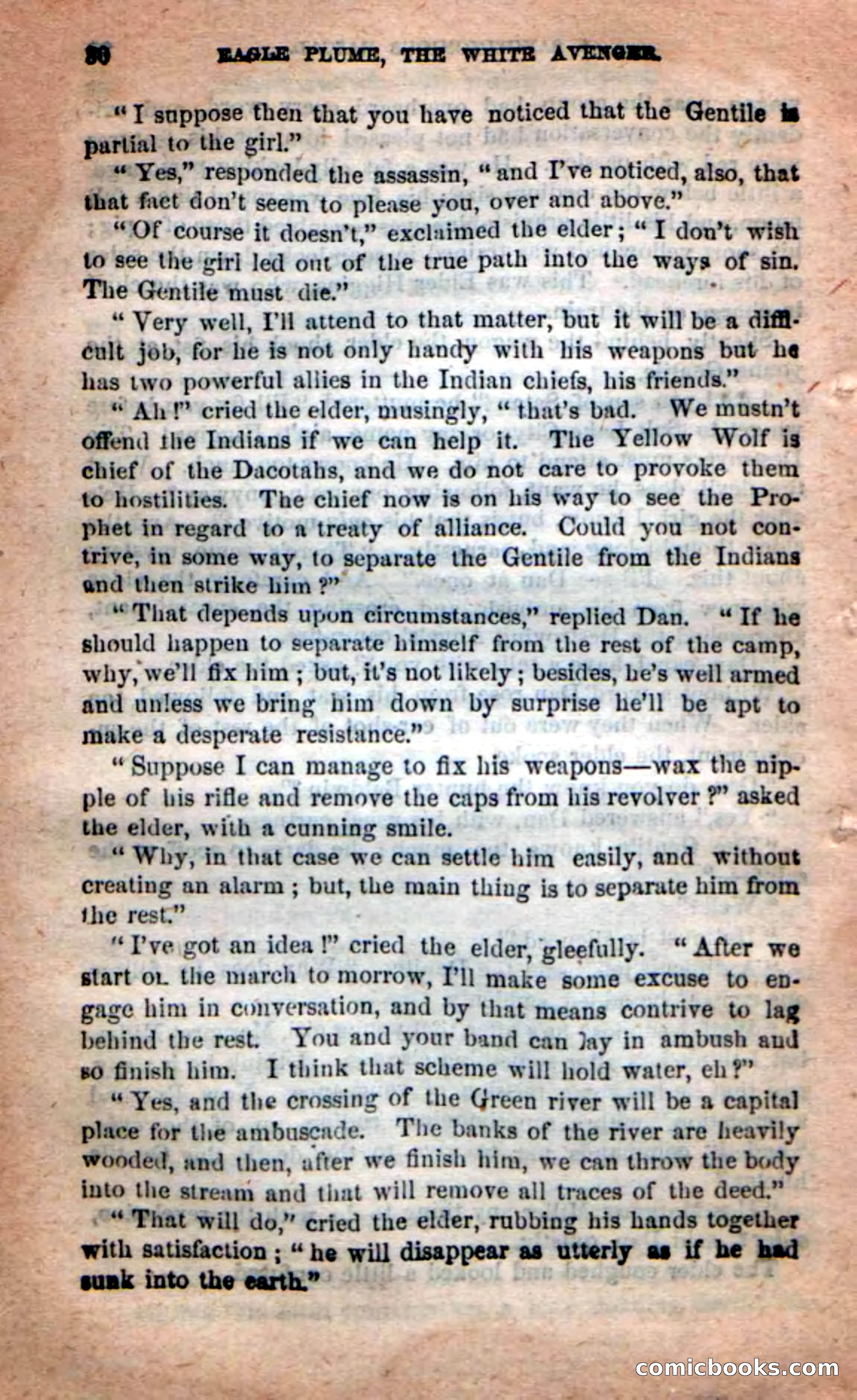 Beadle's New Dime Novels: Eagle Plume — page 26 of 98