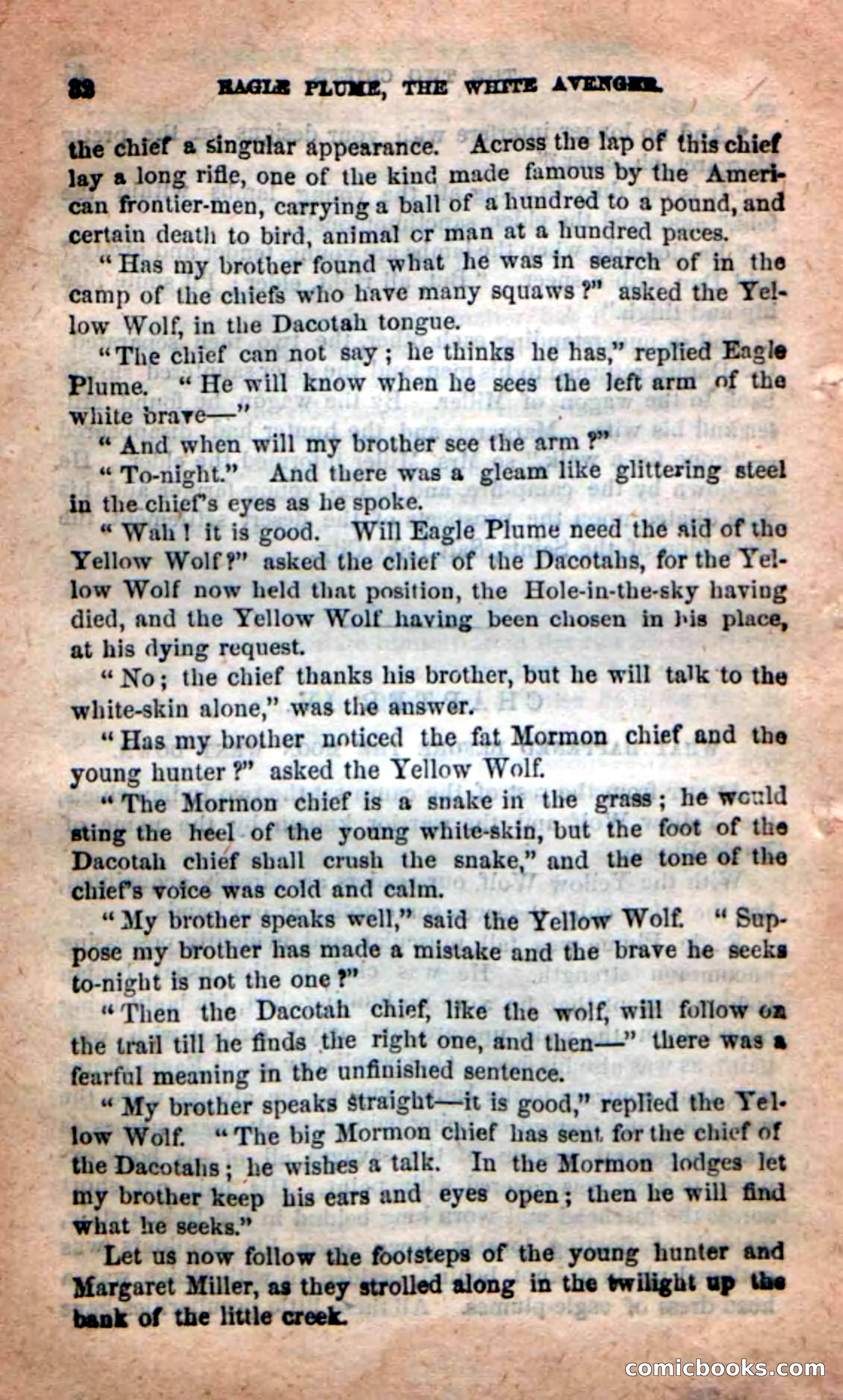 Beadle's New Dime Novels: Eagle Plume — page 28 of 98