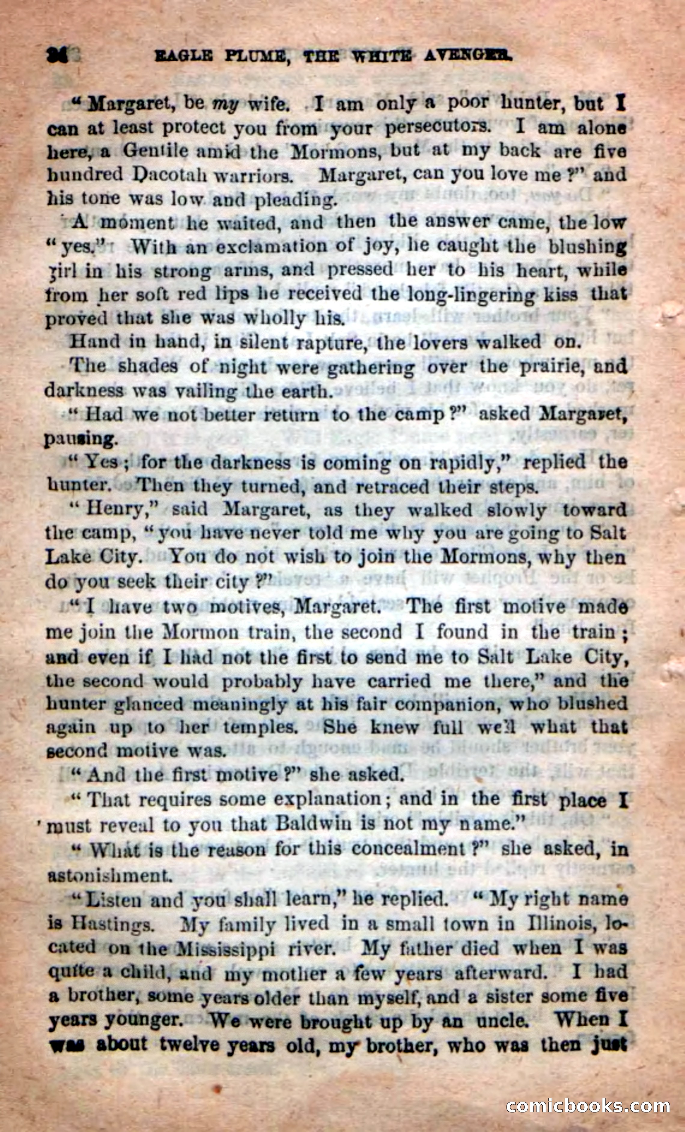 Beadle's New Dime Novels: Eagle Plume — page 30 of 98