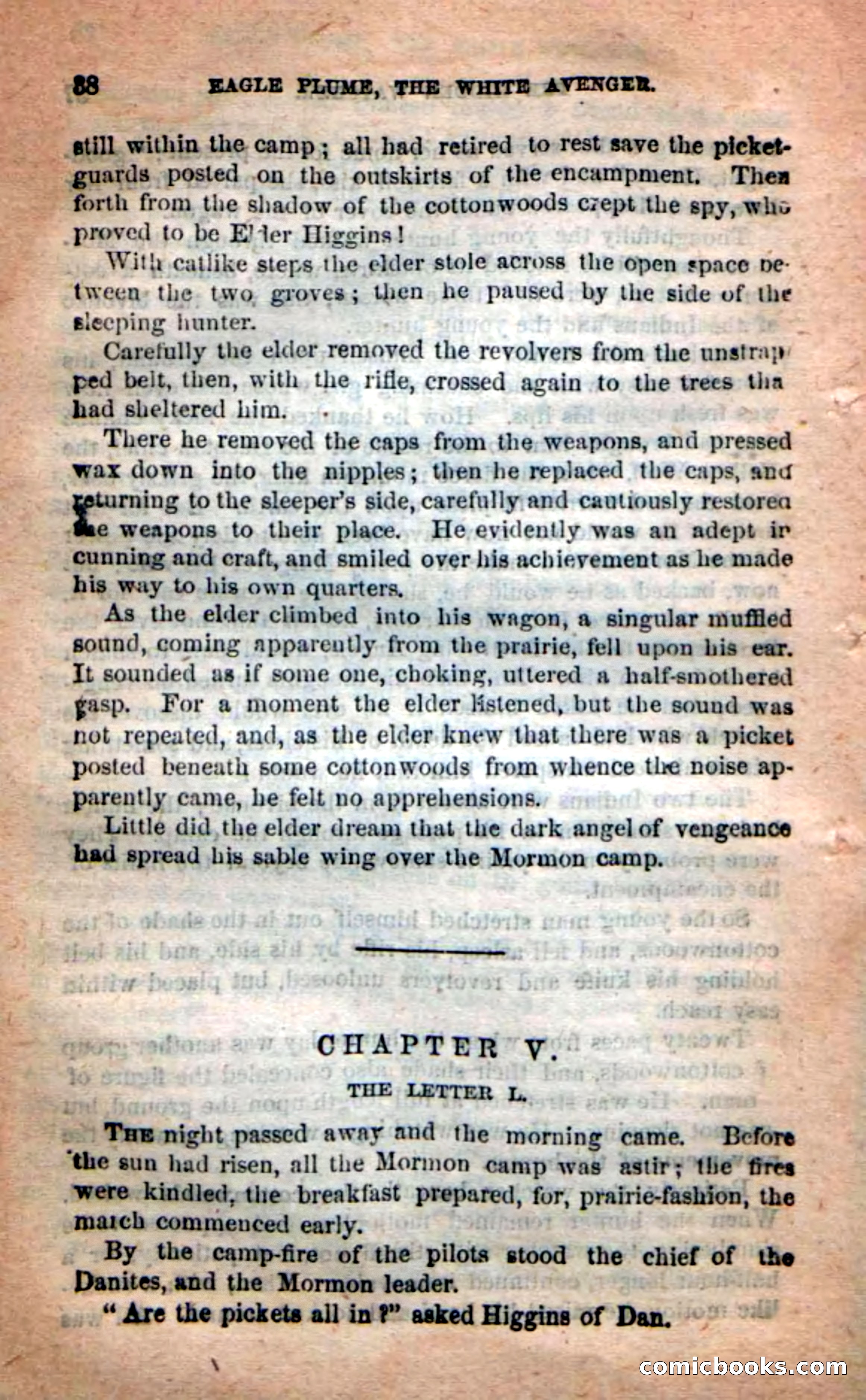 Beadle's New Dime Novels: Eagle Plume — page 34 of 98