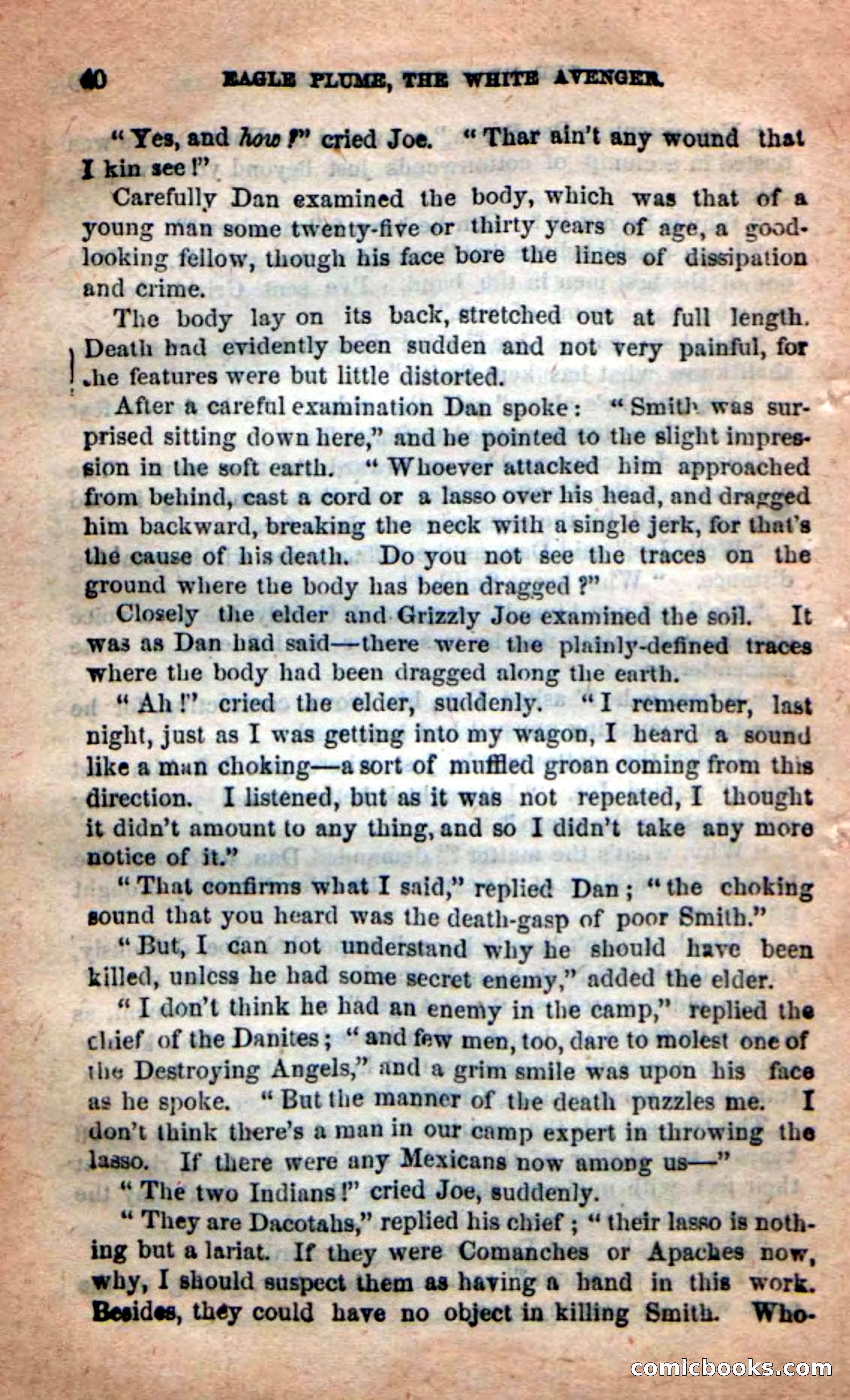 Beadle's New Dime Novels: Eagle Plume — page 36 of 98