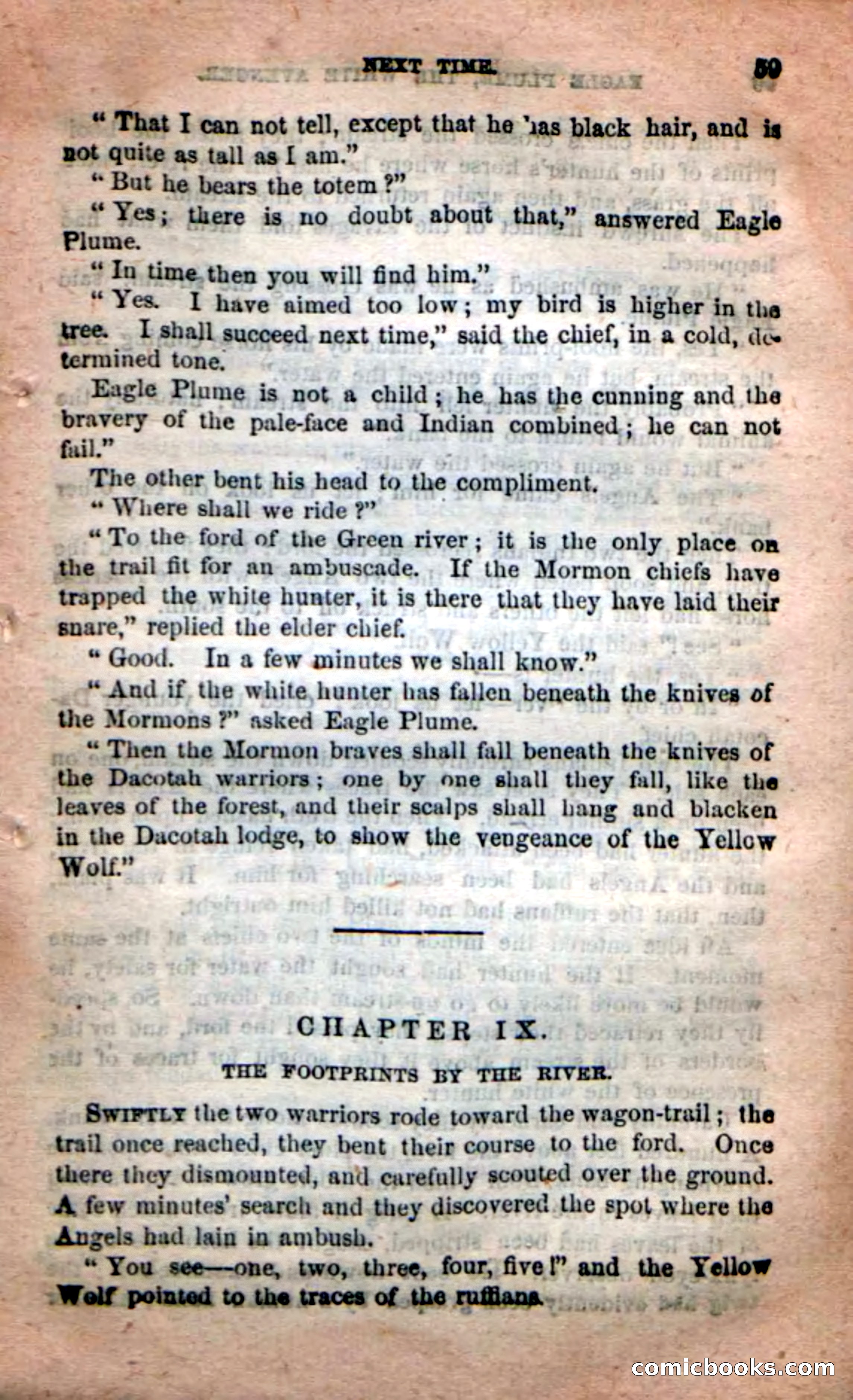 Beadle's New Dime Novels: Eagle Plume — page 55 of 98