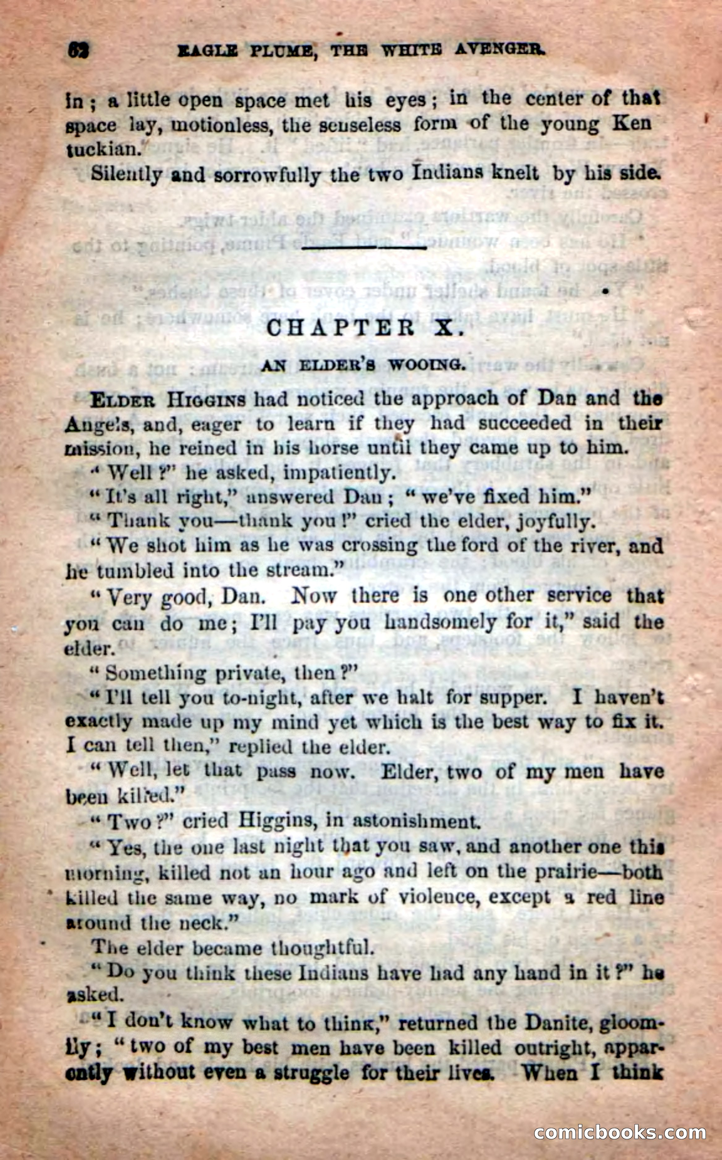 Beadle's New Dime Novels: Eagle Plume — page 58 of 98