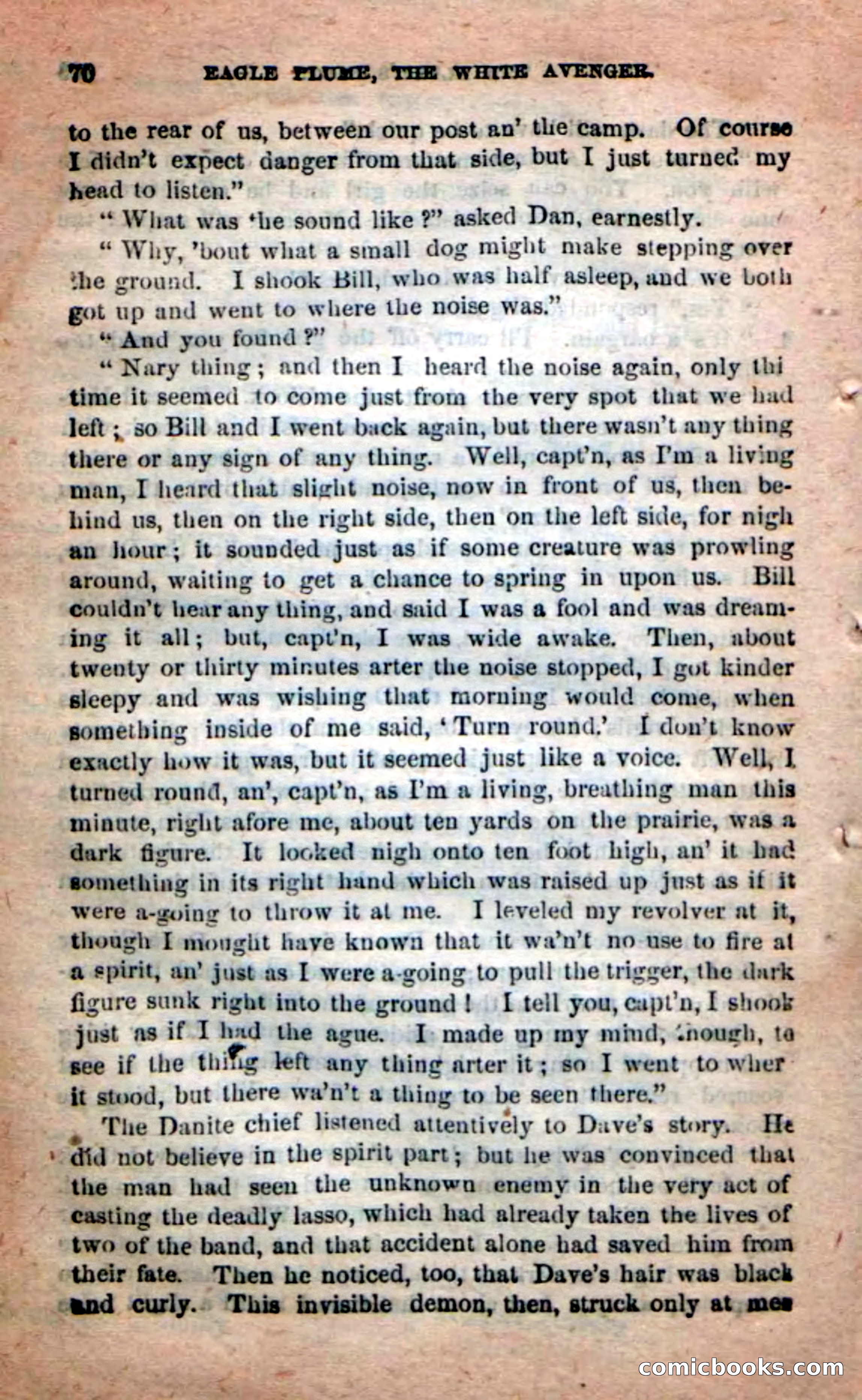 Beadle's New Dime Novels: Eagle Plume — page 66 of 98