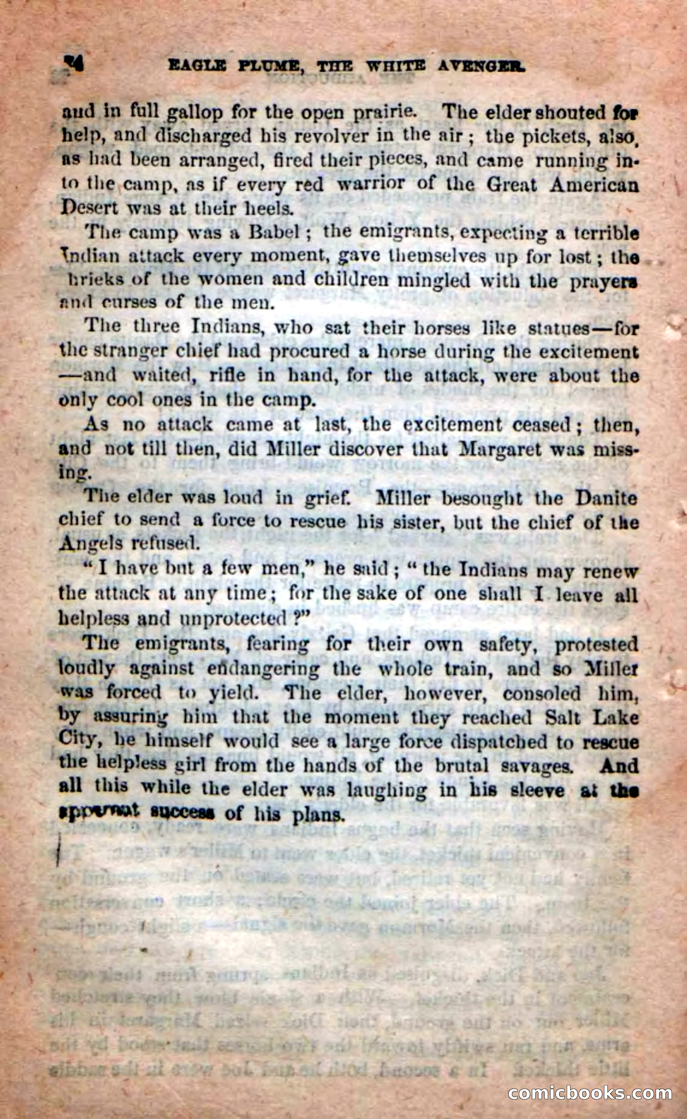 Beadle's New Dime Novels: Eagle Plume — page 70 of 98