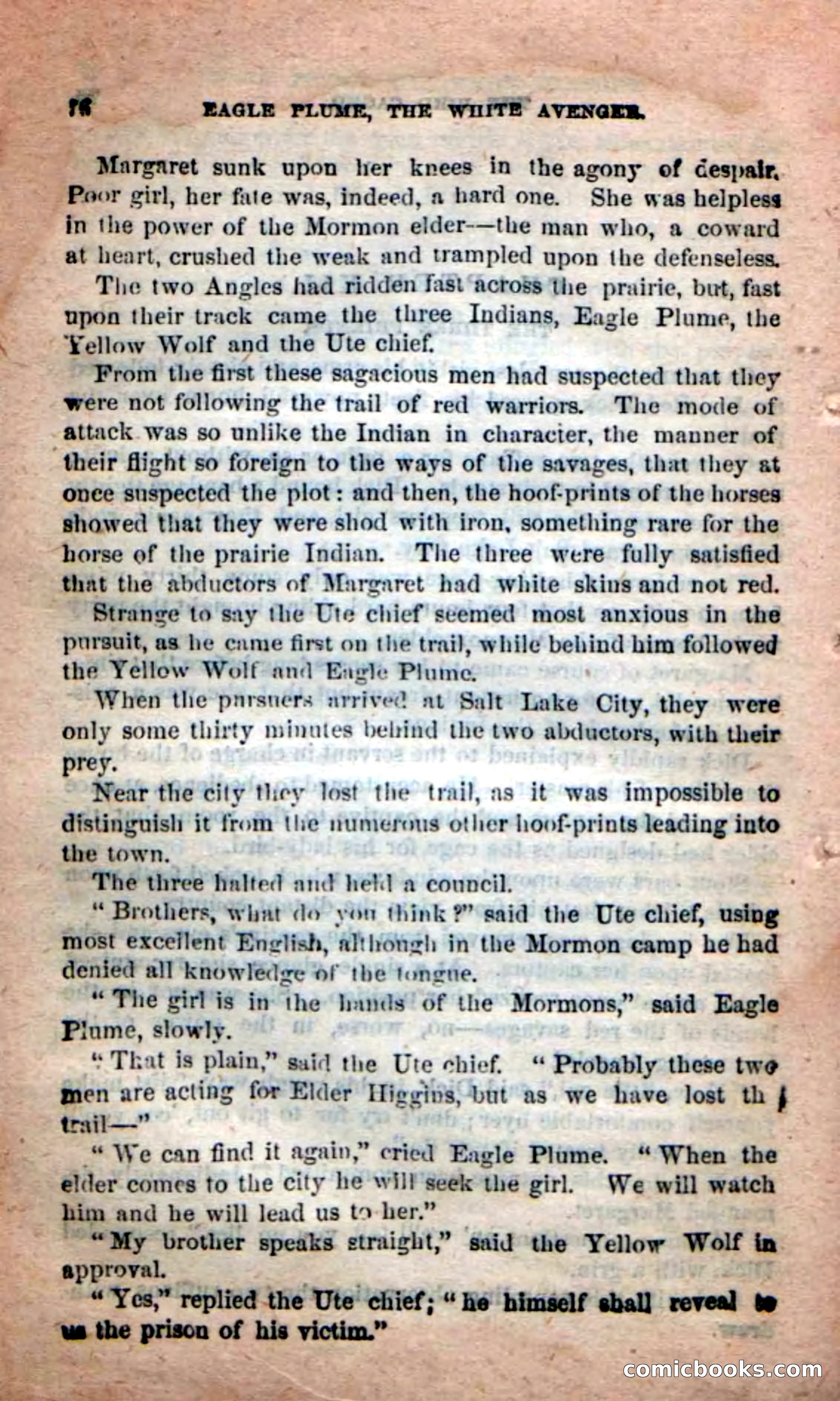 Beadle's New Dime Novels: Eagle Plume — page 72 of 98