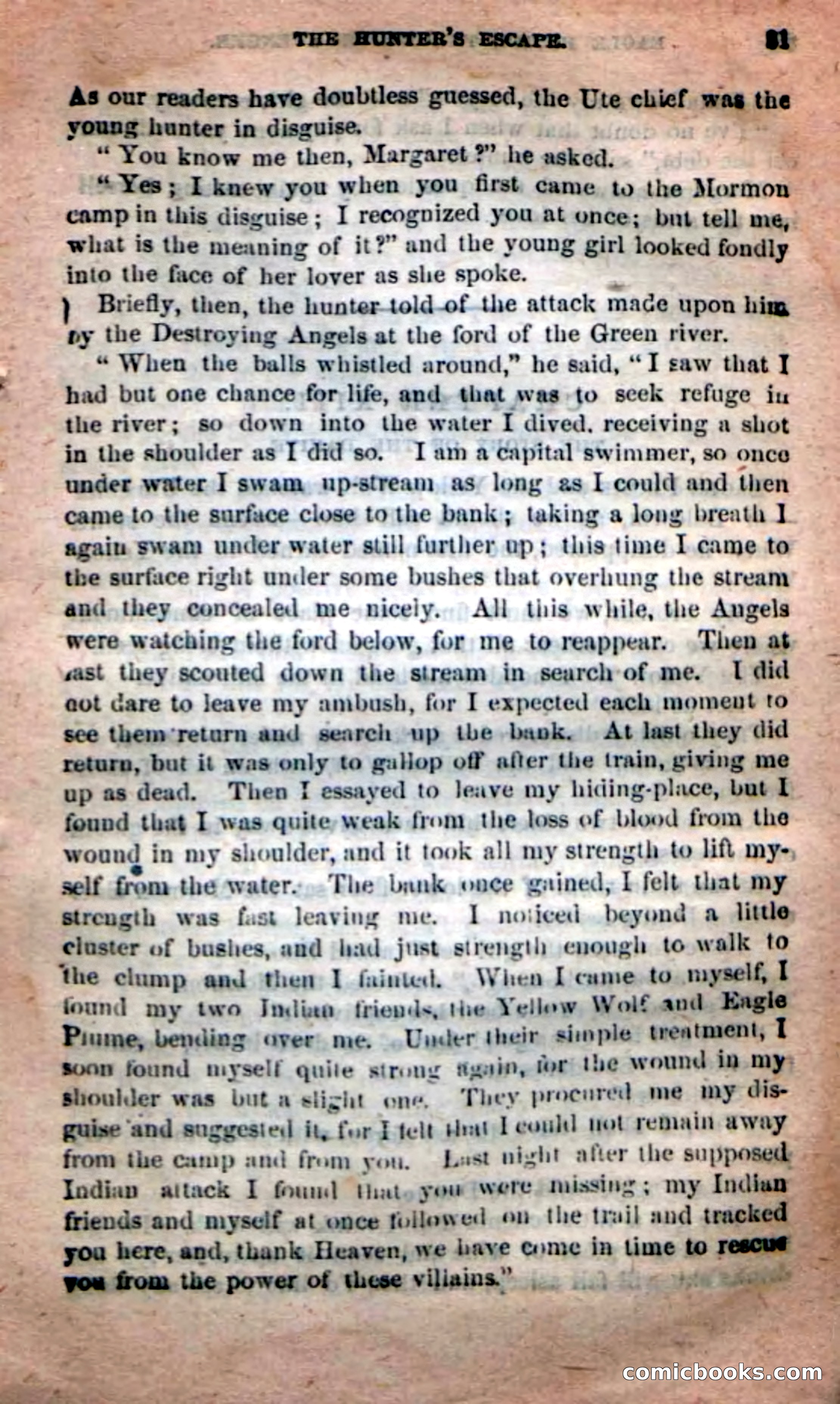 Beadle's New Dime Novels: Eagle Plume — page 77 of 98
