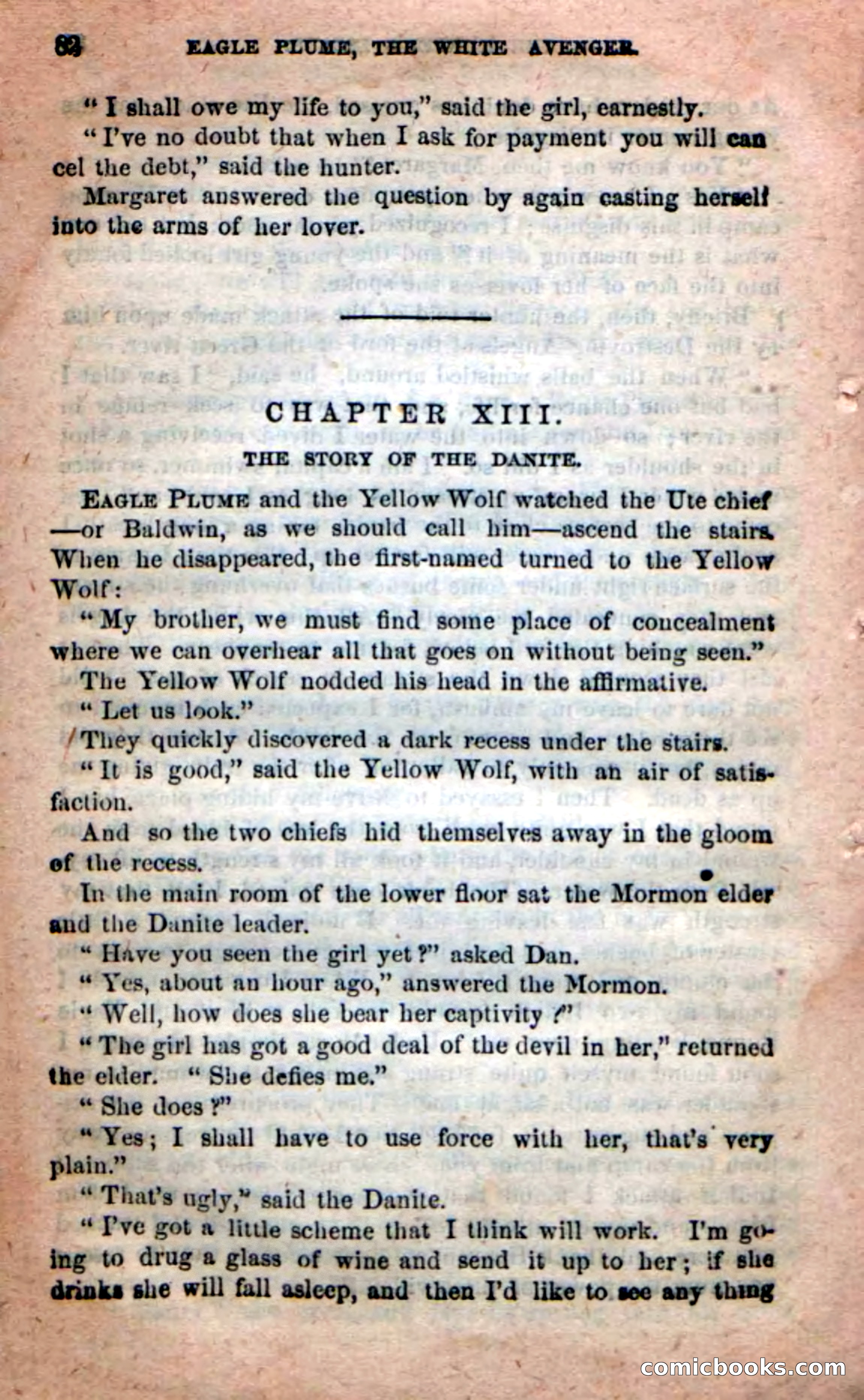 Beadle's New Dime Novels: Eagle Plume — page 78 of 98