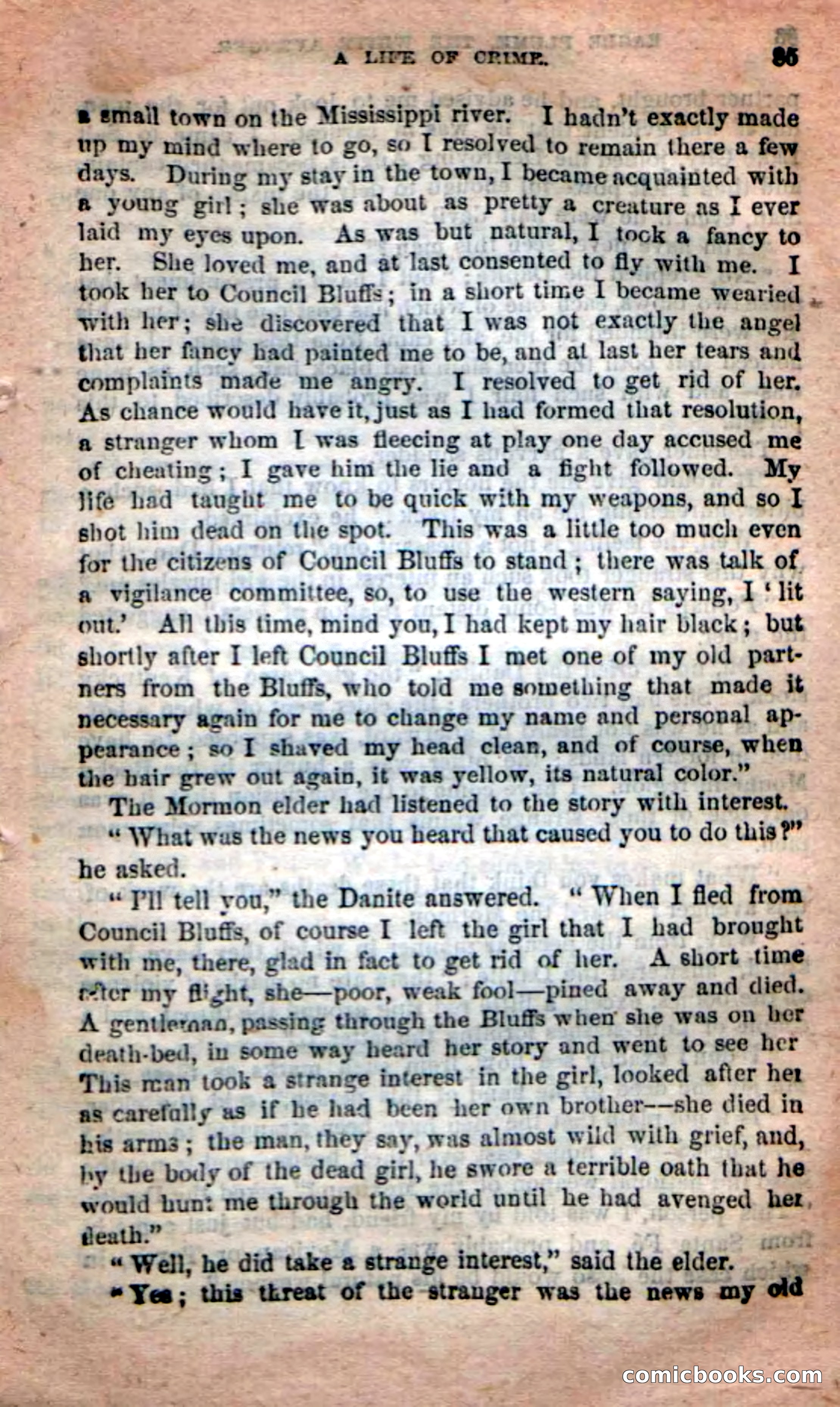 Beadle's New Dime Novels: Eagle Plume — page 81 of 98