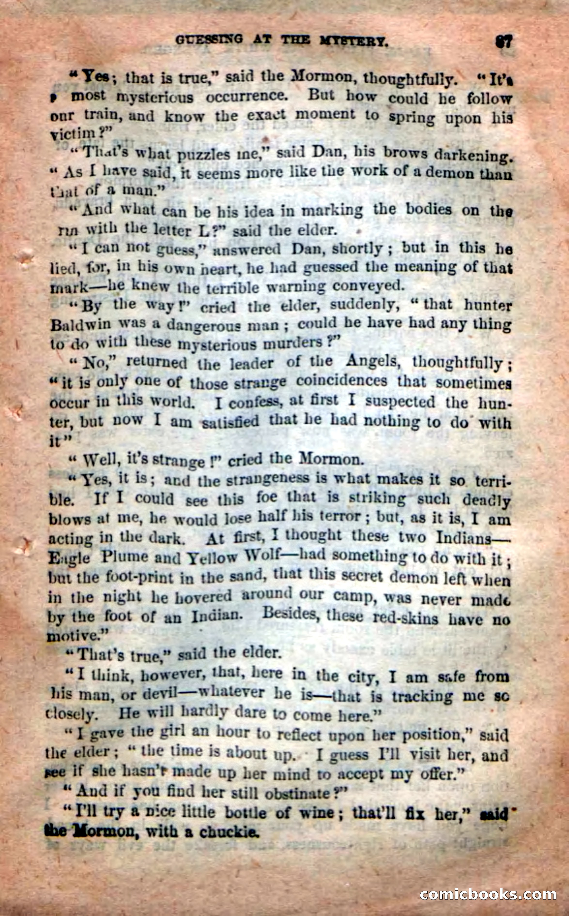 Beadle's New Dime Novels: Eagle Plume — page 83 of 98