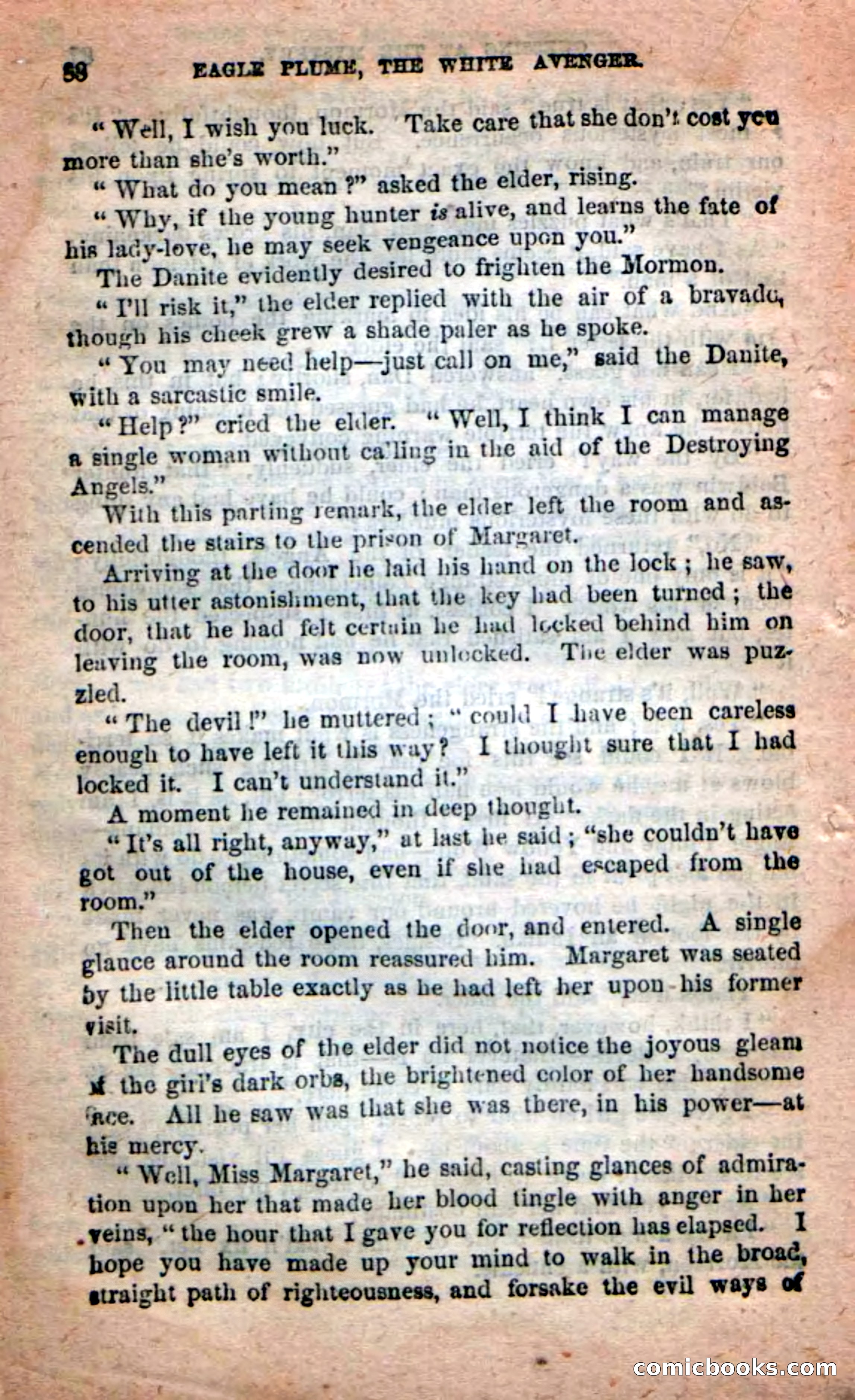 Beadle's New Dime Novels: Eagle Plume — page 84 of 98