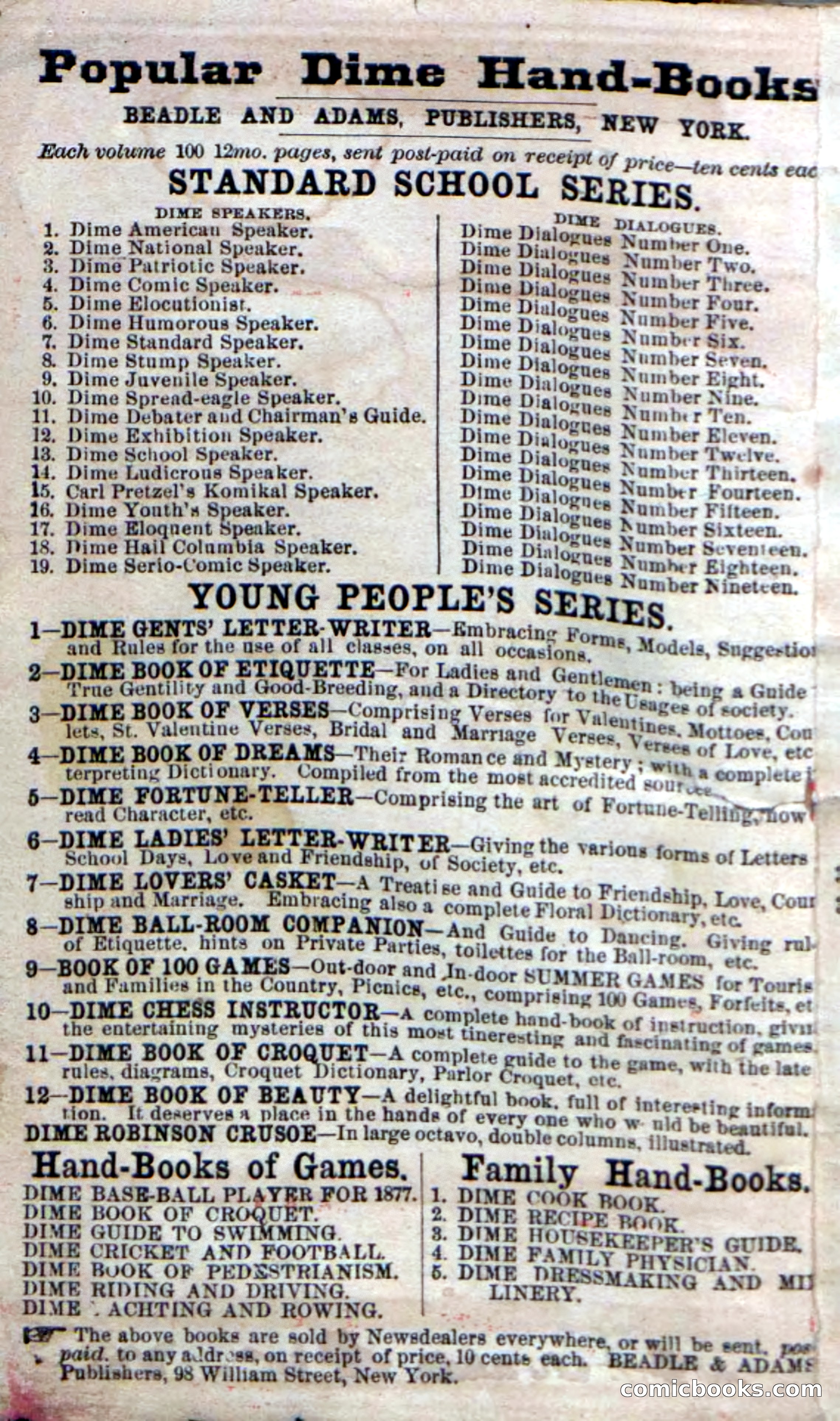Beadle's New Dime Novels: Red Slayer — page 2 of 100