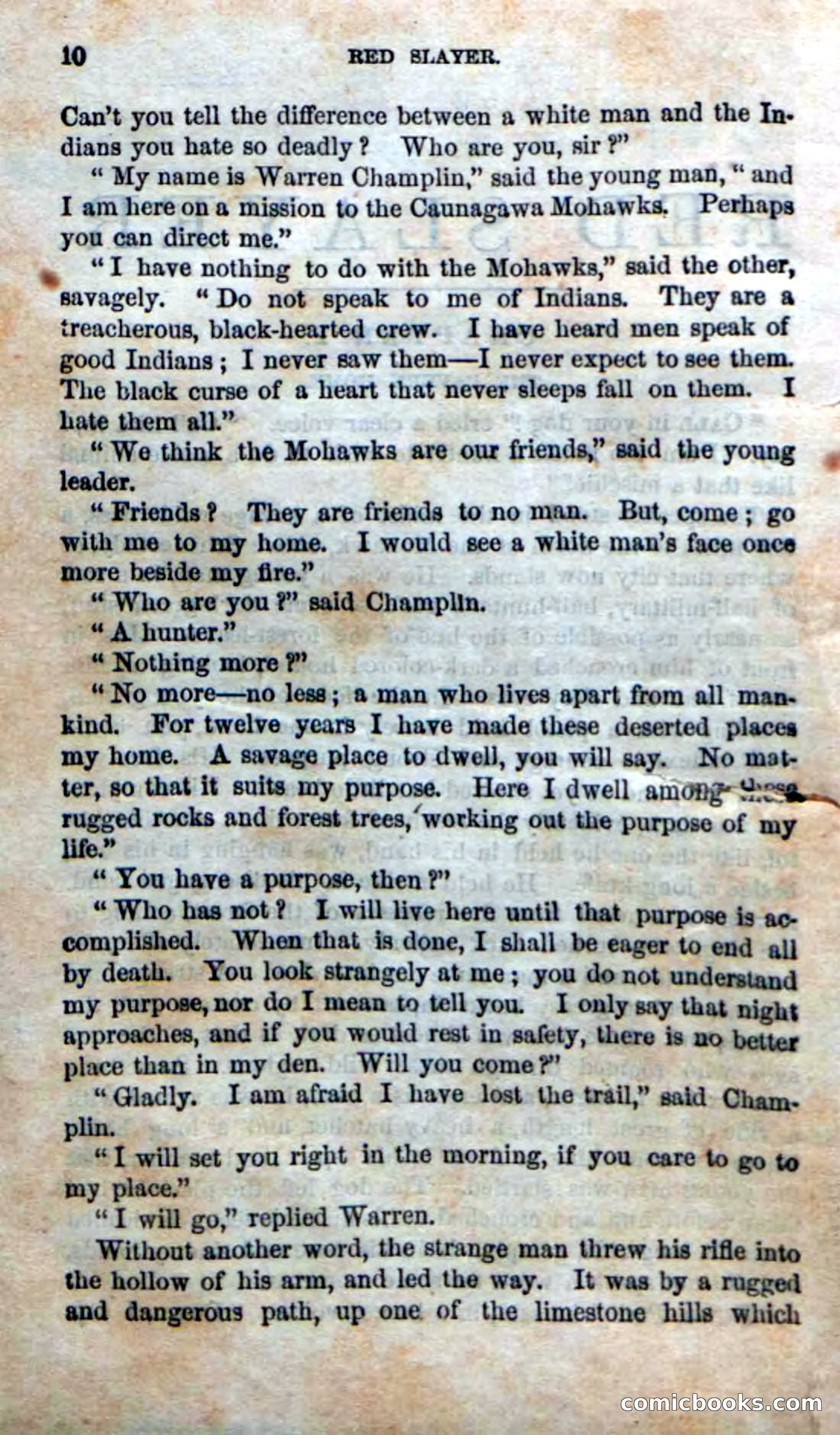Beadle's New Dime Novels: Red Slayer — page 6 of 100