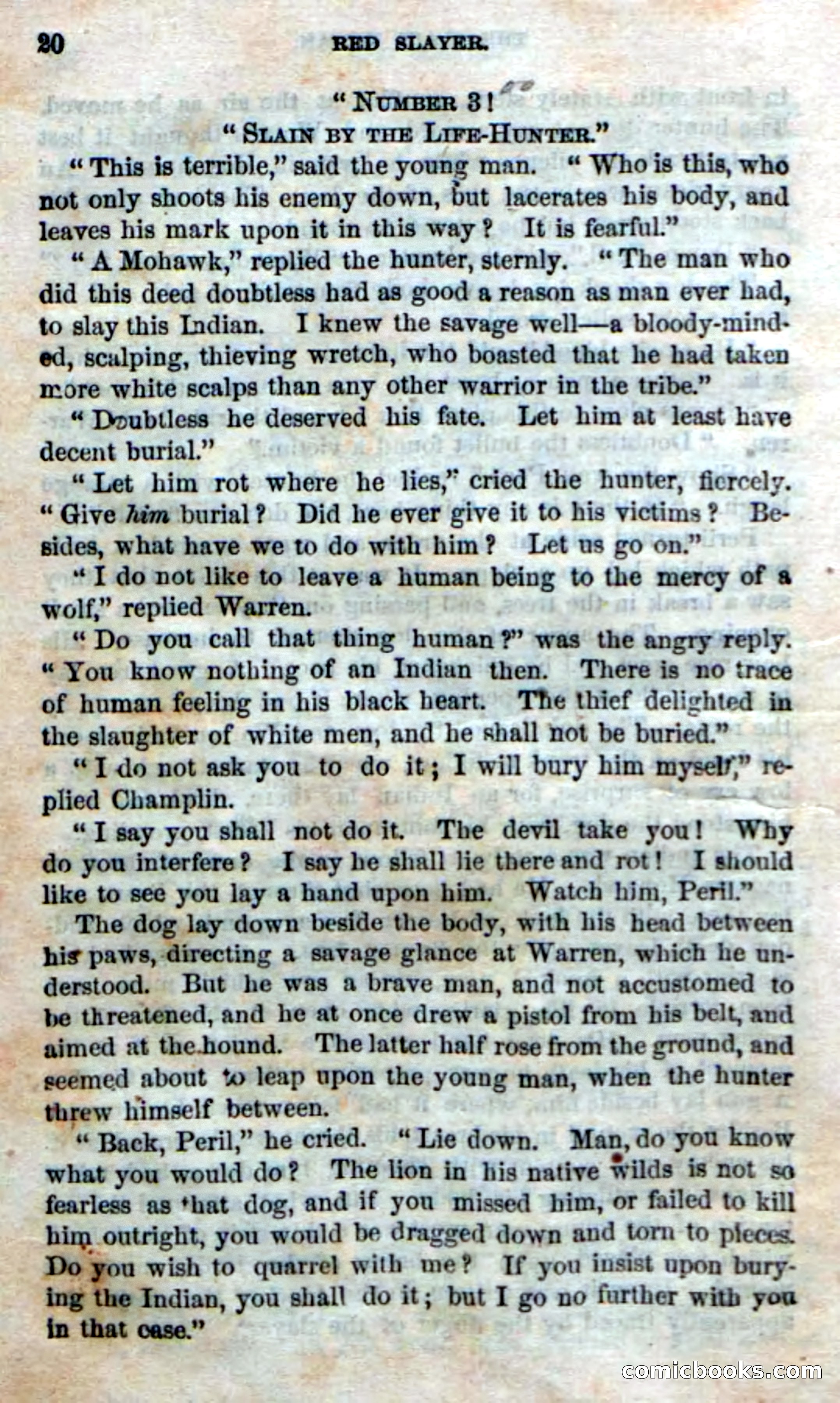 Beadle's New Dime Novels: Red Slayer — page 16 of 100