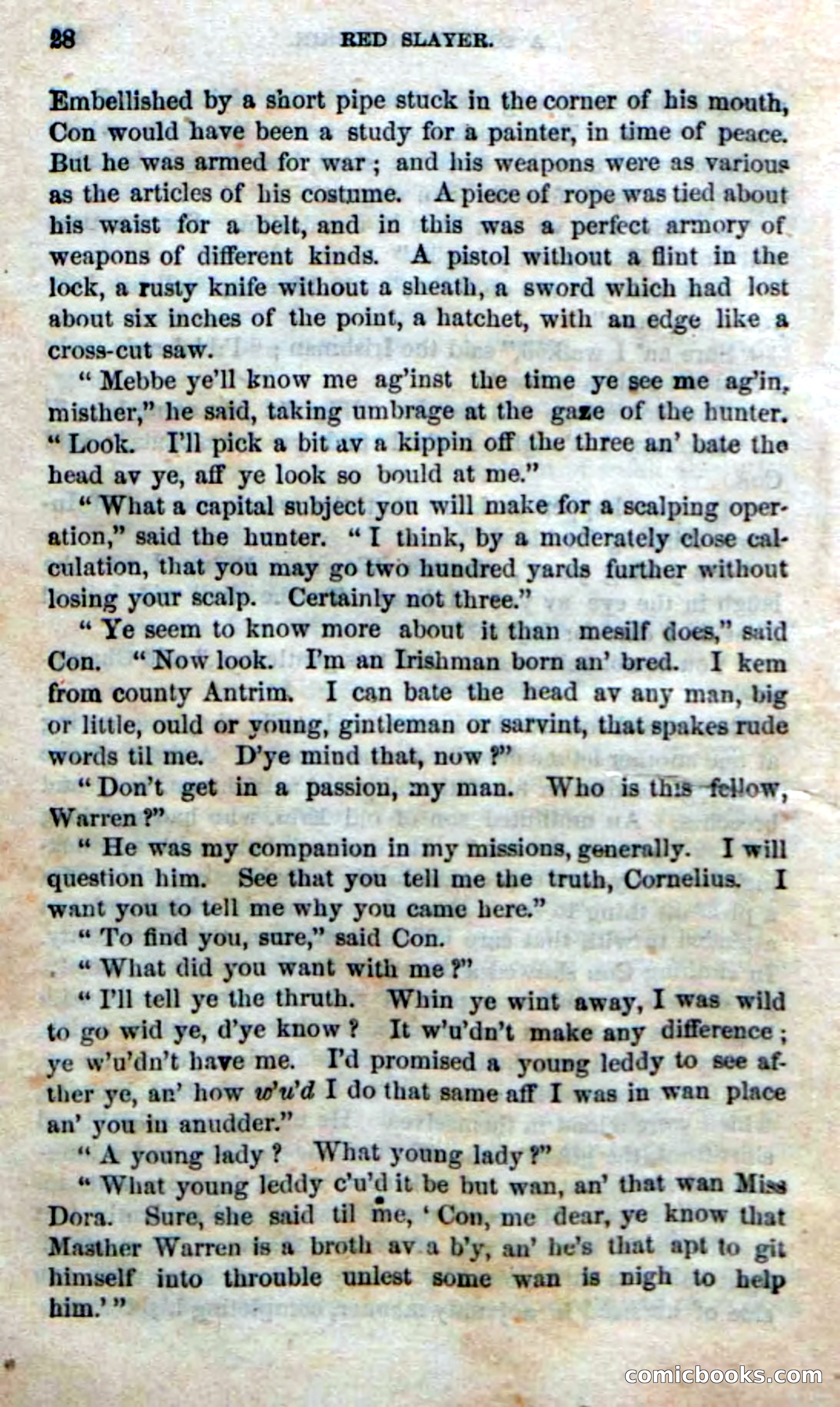 Beadle's New Dime Novels: Red Slayer — page 24 of 100