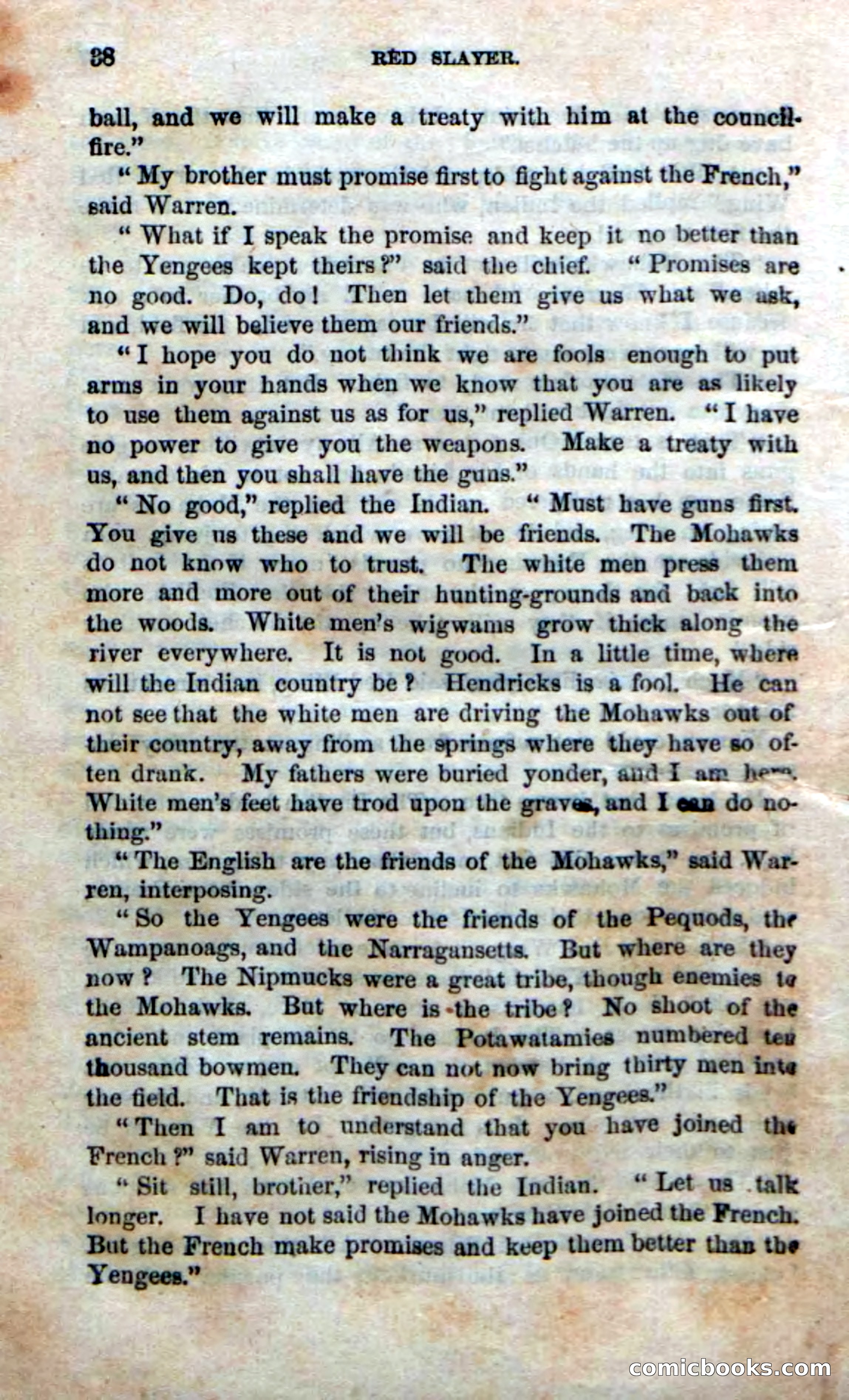 Beadle's New Dime Novels: Red Slayer — page 34 of 100
