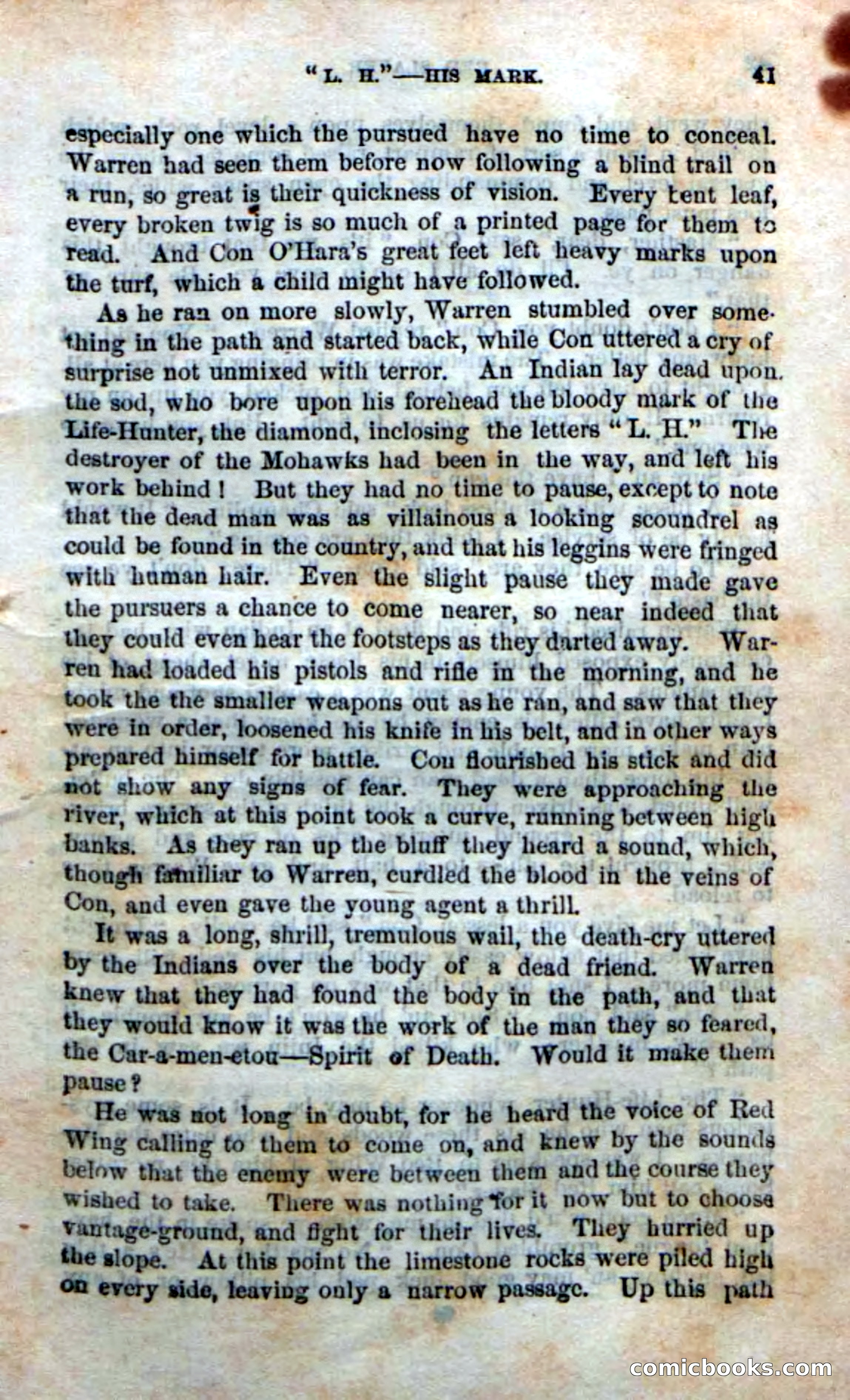 Beadle's New Dime Novels: Red Slayer — page 37 of 100
