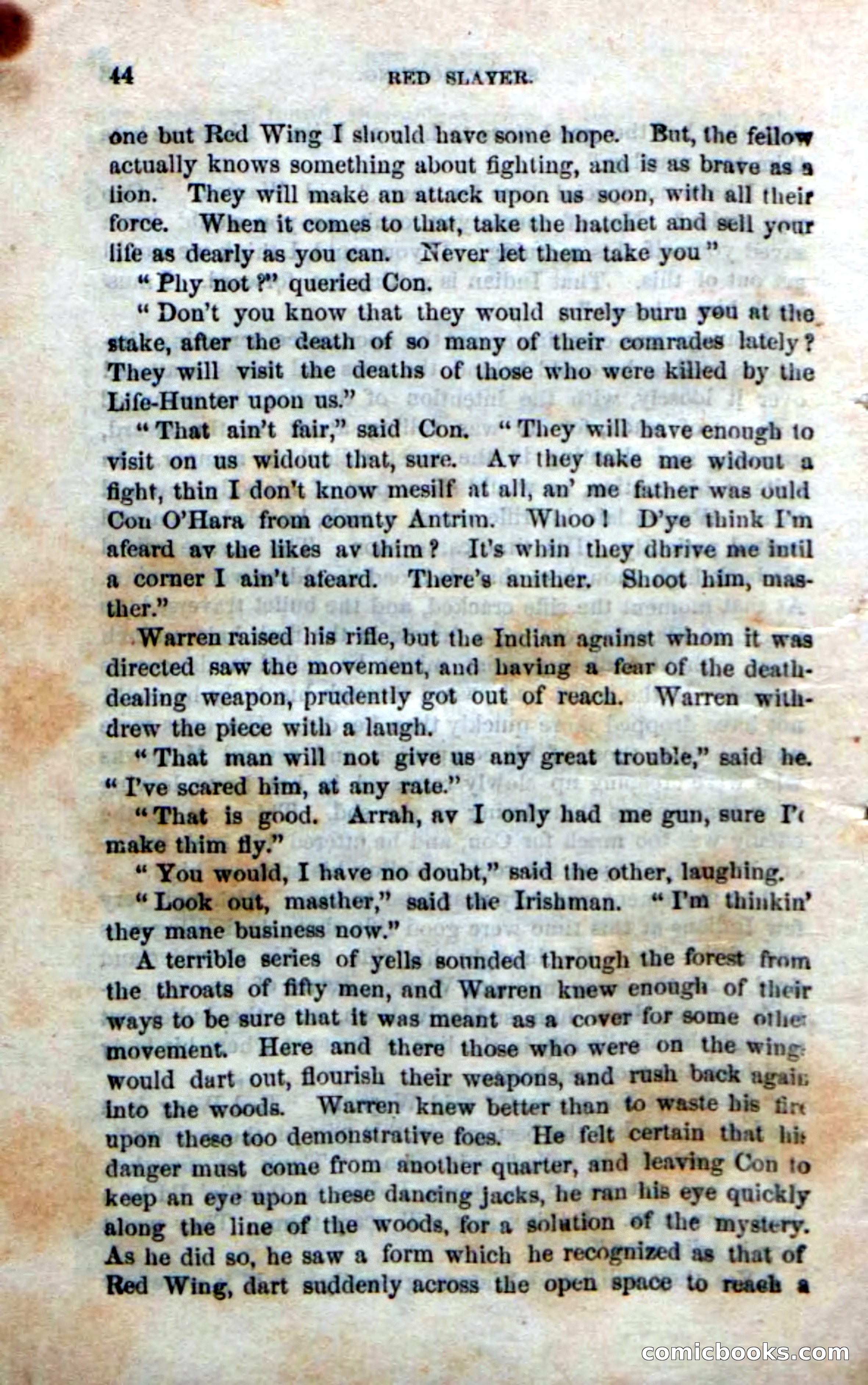 Beadle's New Dime Novels: Red Slayer — page 40 of 100