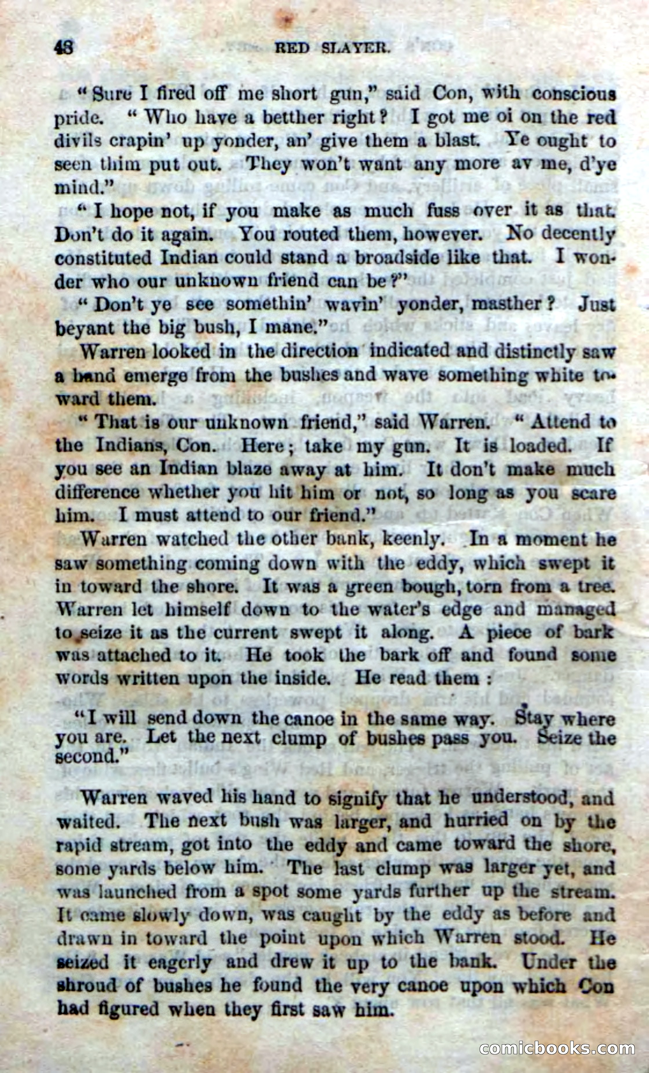 Beadle's New Dime Novels: Red Slayer — page 44 of 100