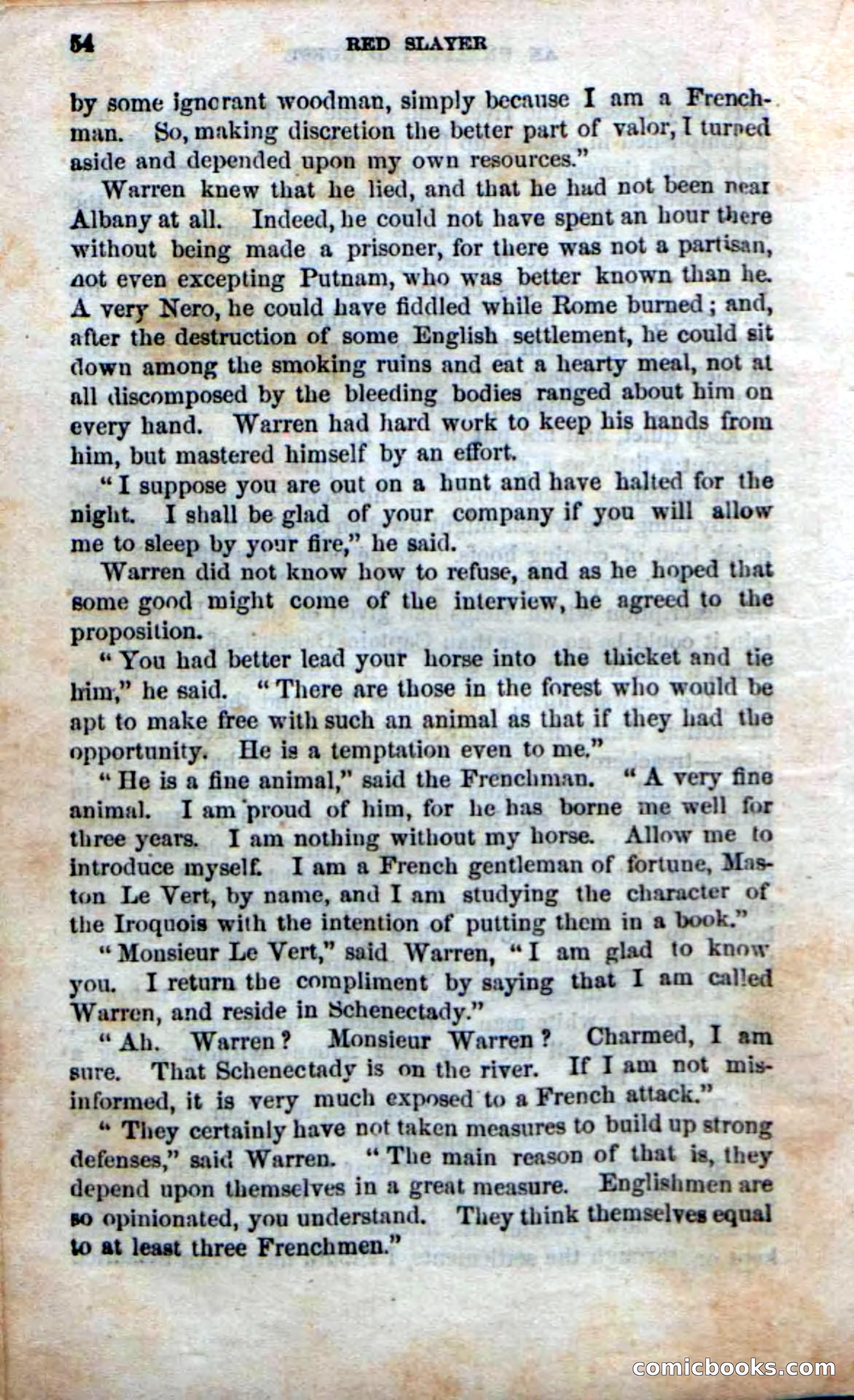 Beadle's New Dime Novels: Red Slayer — page 50 of 100