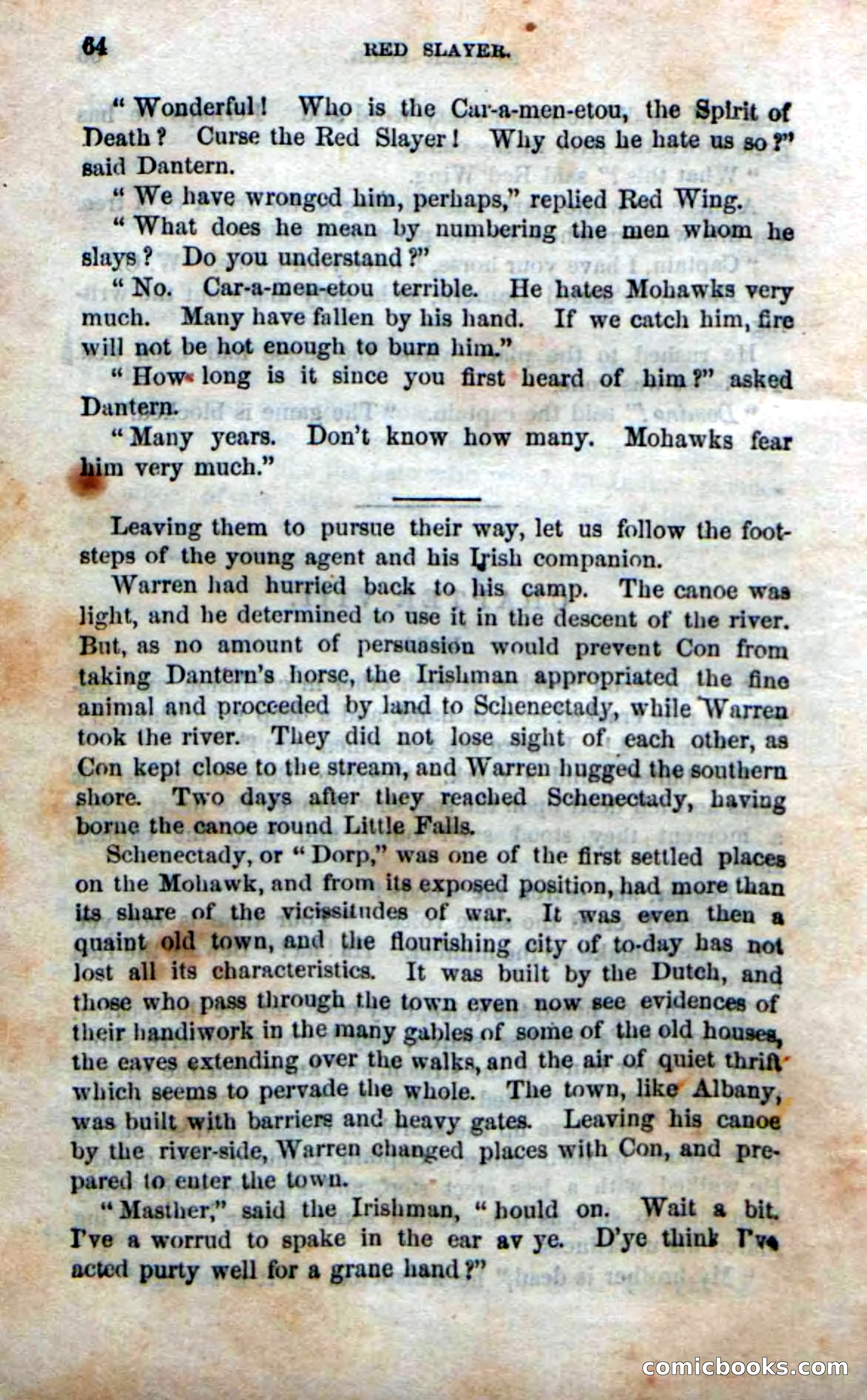 Beadle's New Dime Novels: Red Slayer — page 60 of 100