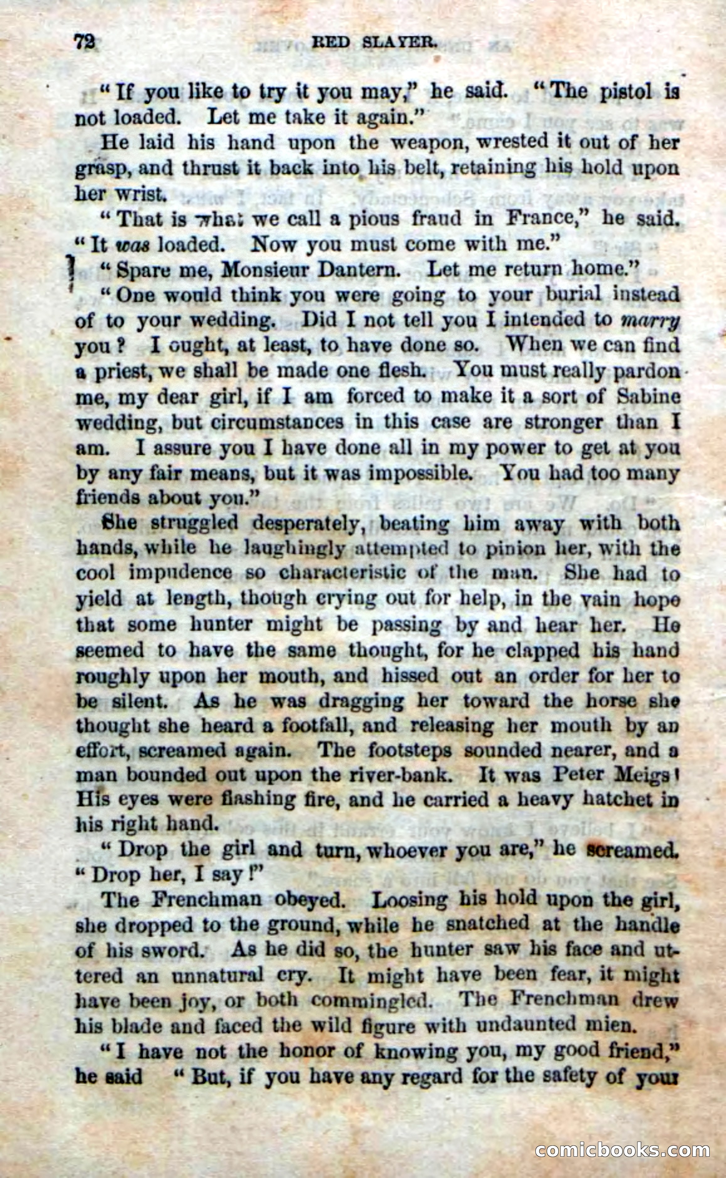 Beadle's New Dime Novels: Red Slayer — page 68 of 100