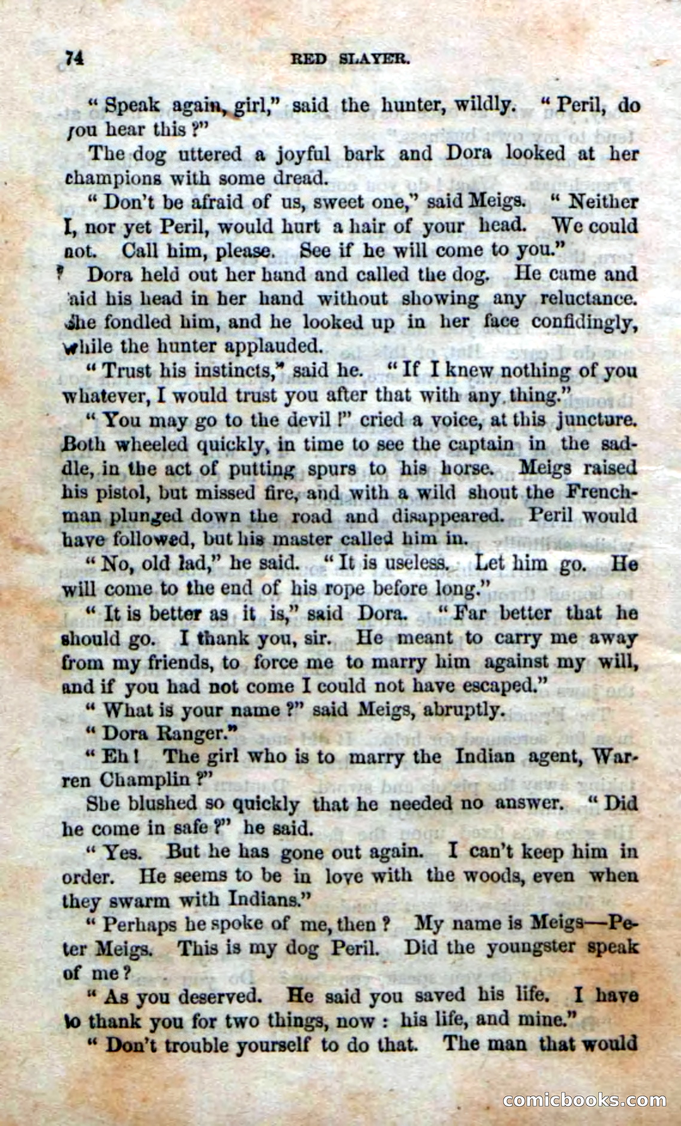 Beadle's New Dime Novels: Red Slayer — page 70 of 100