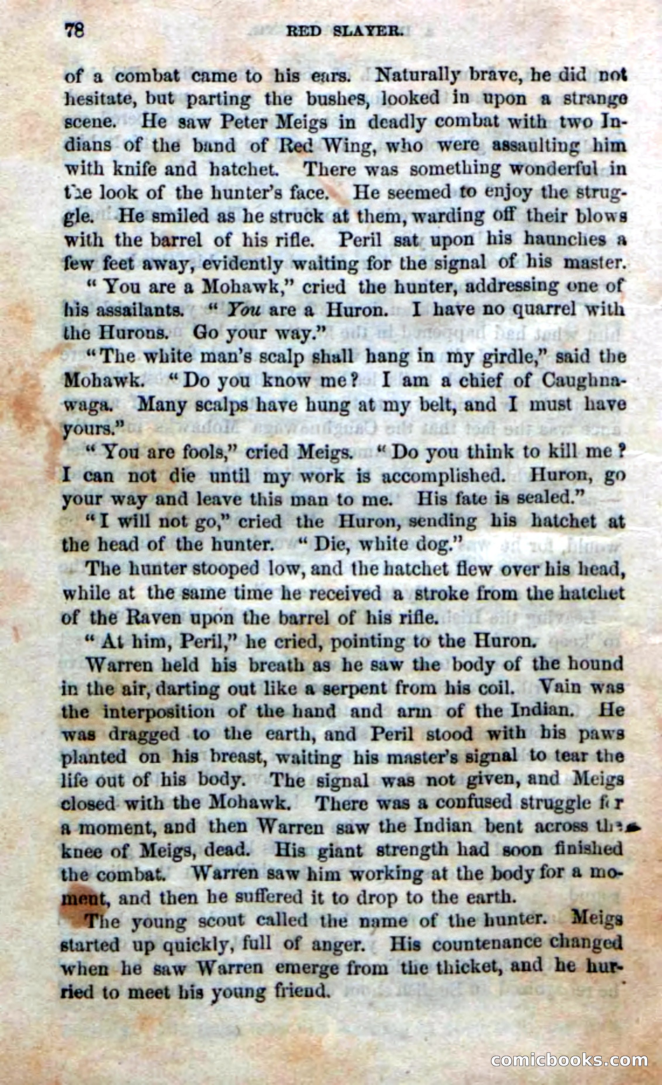 Beadle's New Dime Novels: Red Slayer — page 74 of 100