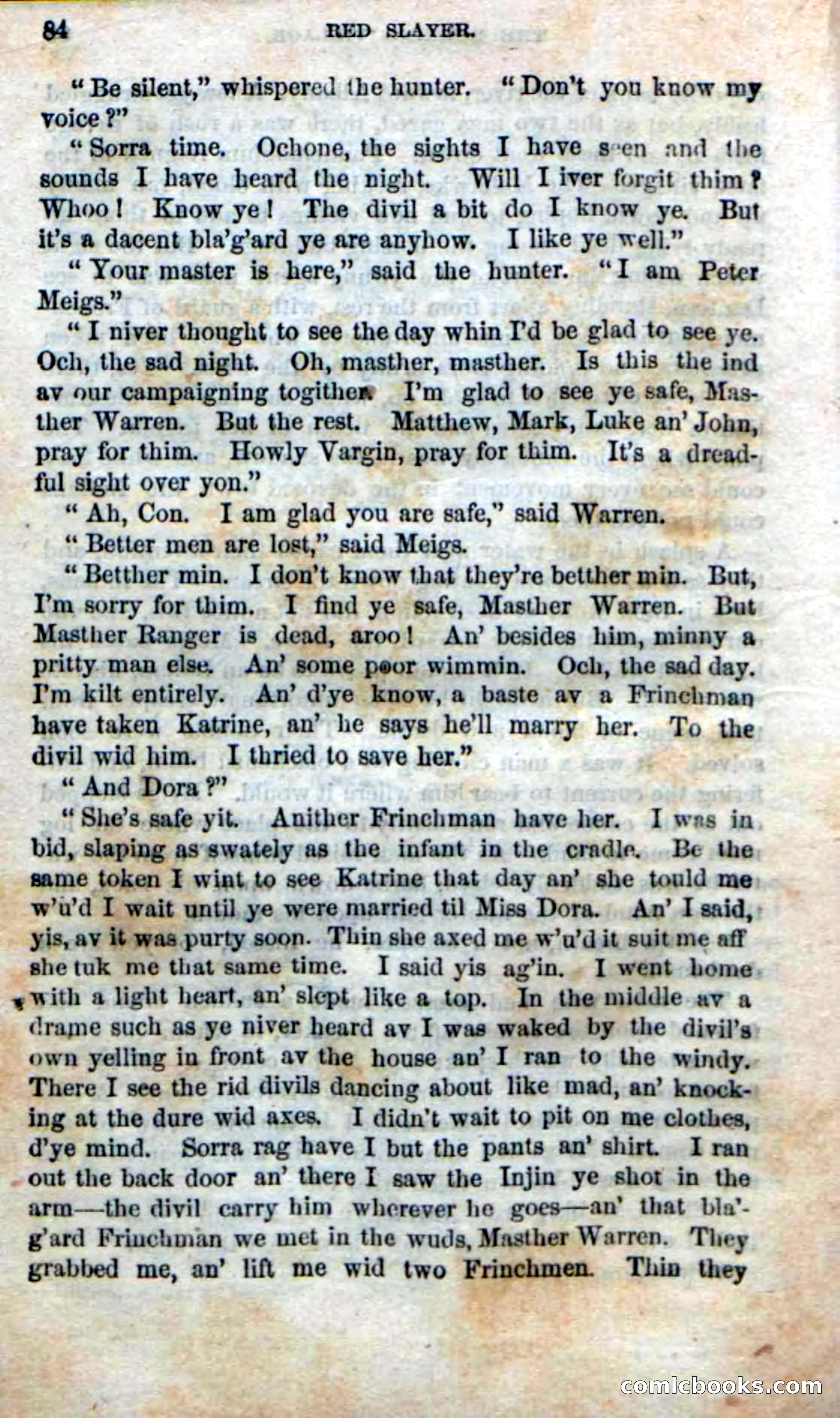 Beadle's New Dime Novels: Red Slayer — page 80 of 100
