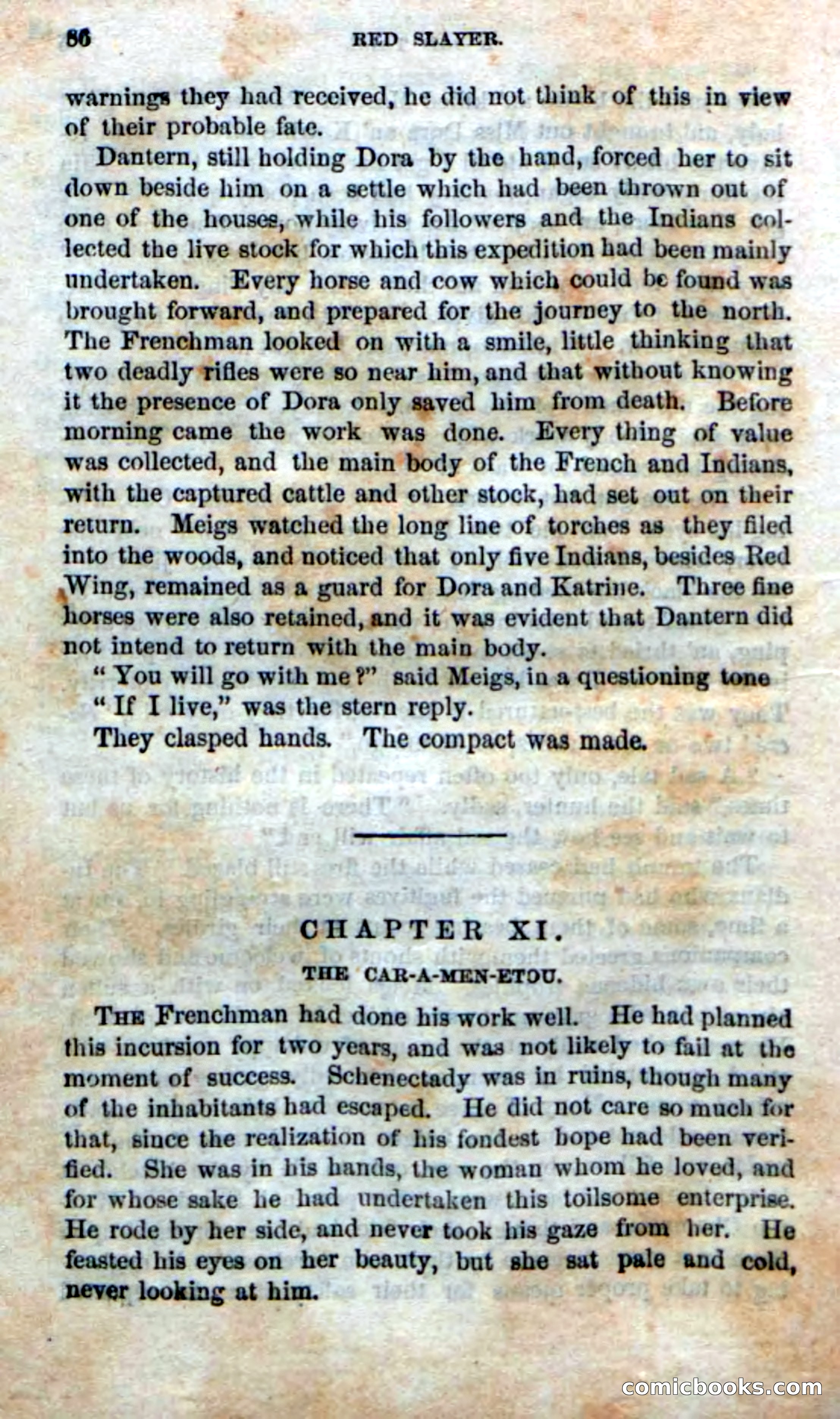 Beadle's New Dime Novels: Red Slayer — page 82 of 100