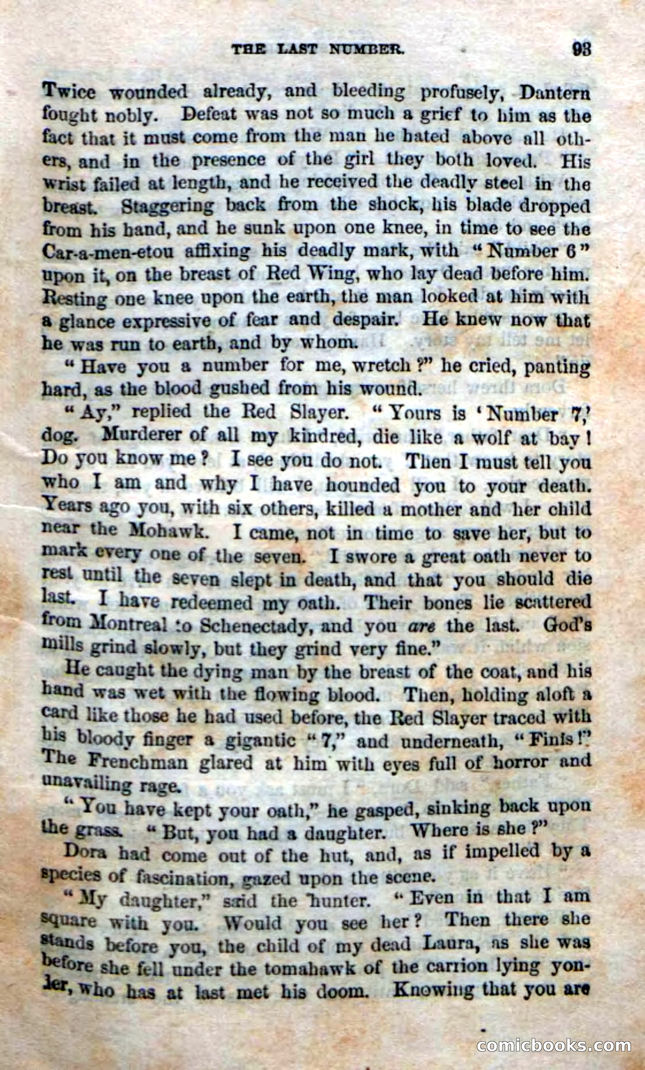 Beadle's New Dime Novels: Red Slayer — page 89 of 100