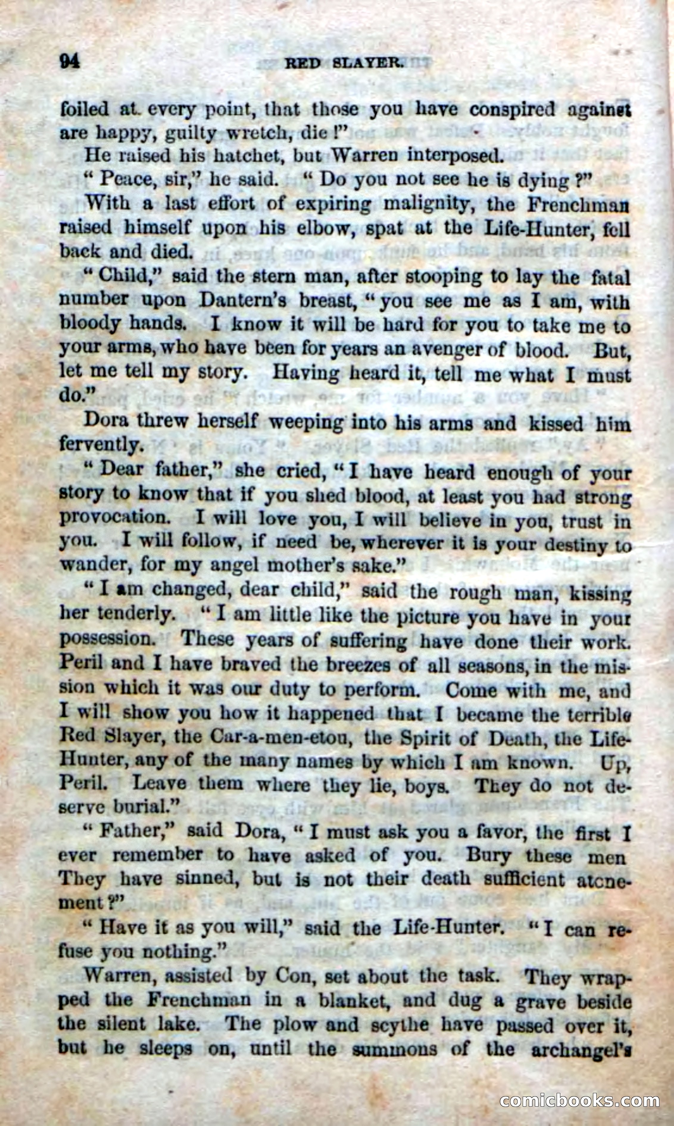 Beadle's New Dime Novels: Red Slayer — page 90 of 100