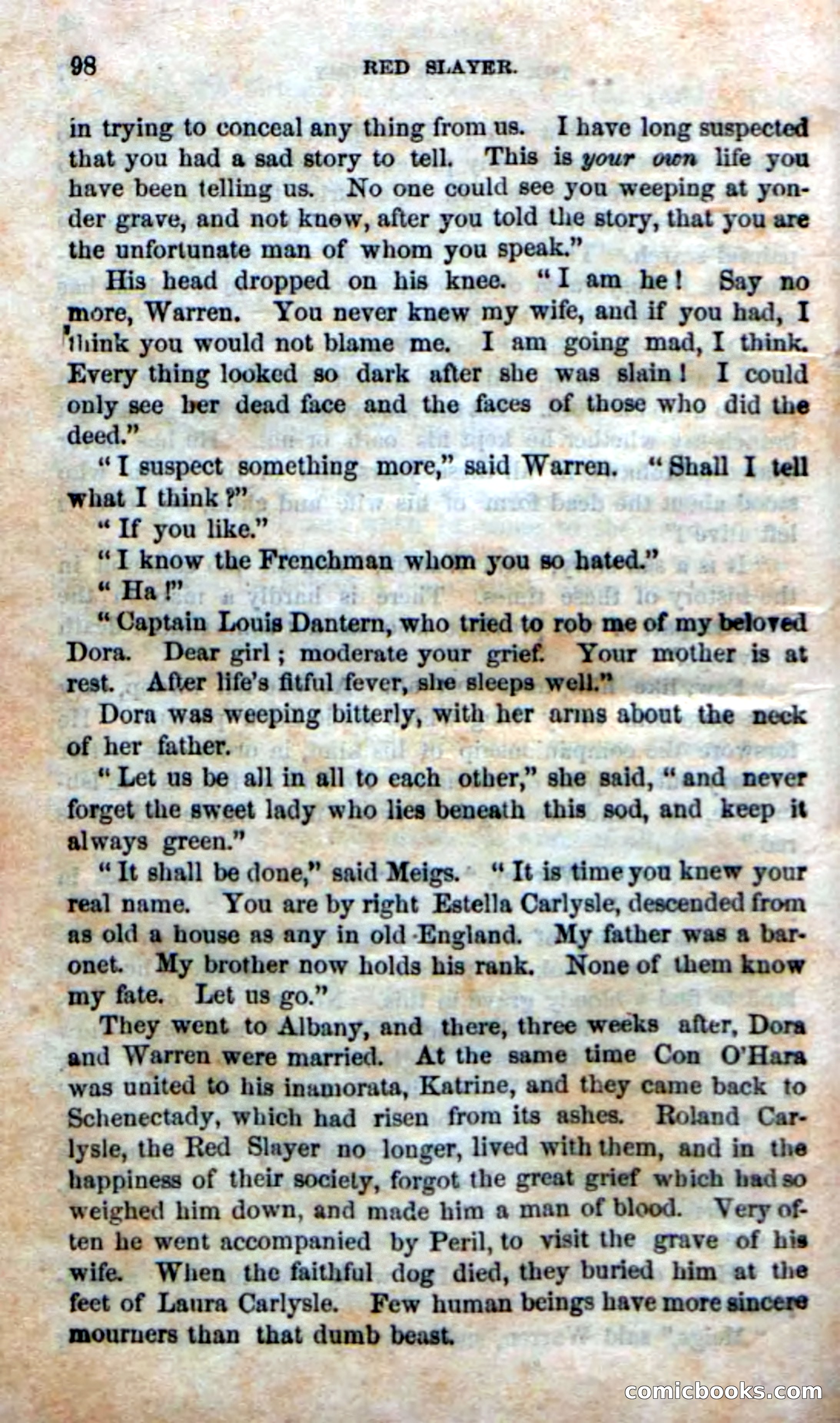 Beadle's New Dime Novels: Red Slayer — page 94 of 100