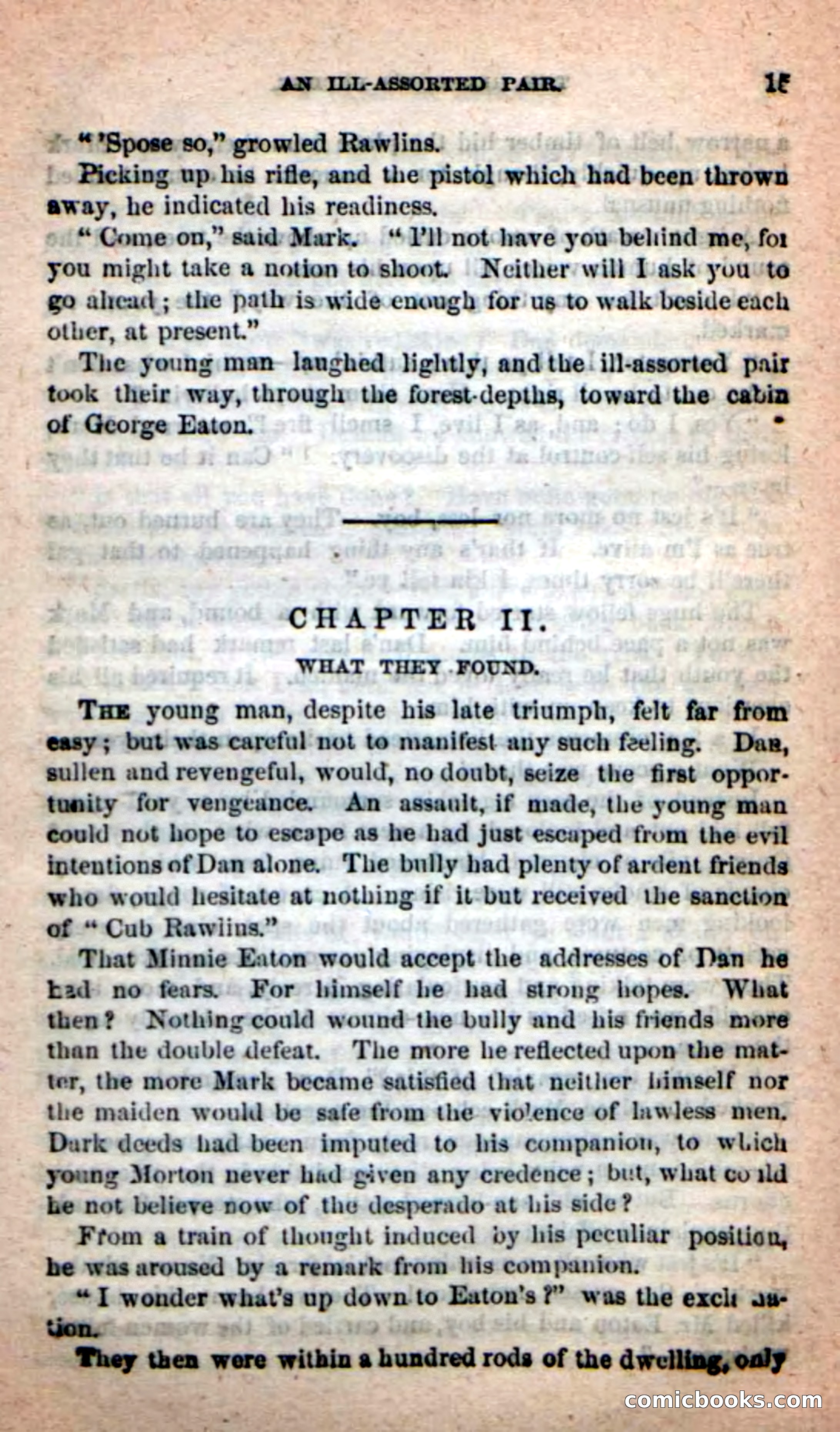 Beadle's Dime Novels: Red-Skin's Pledge — page 11 of 100