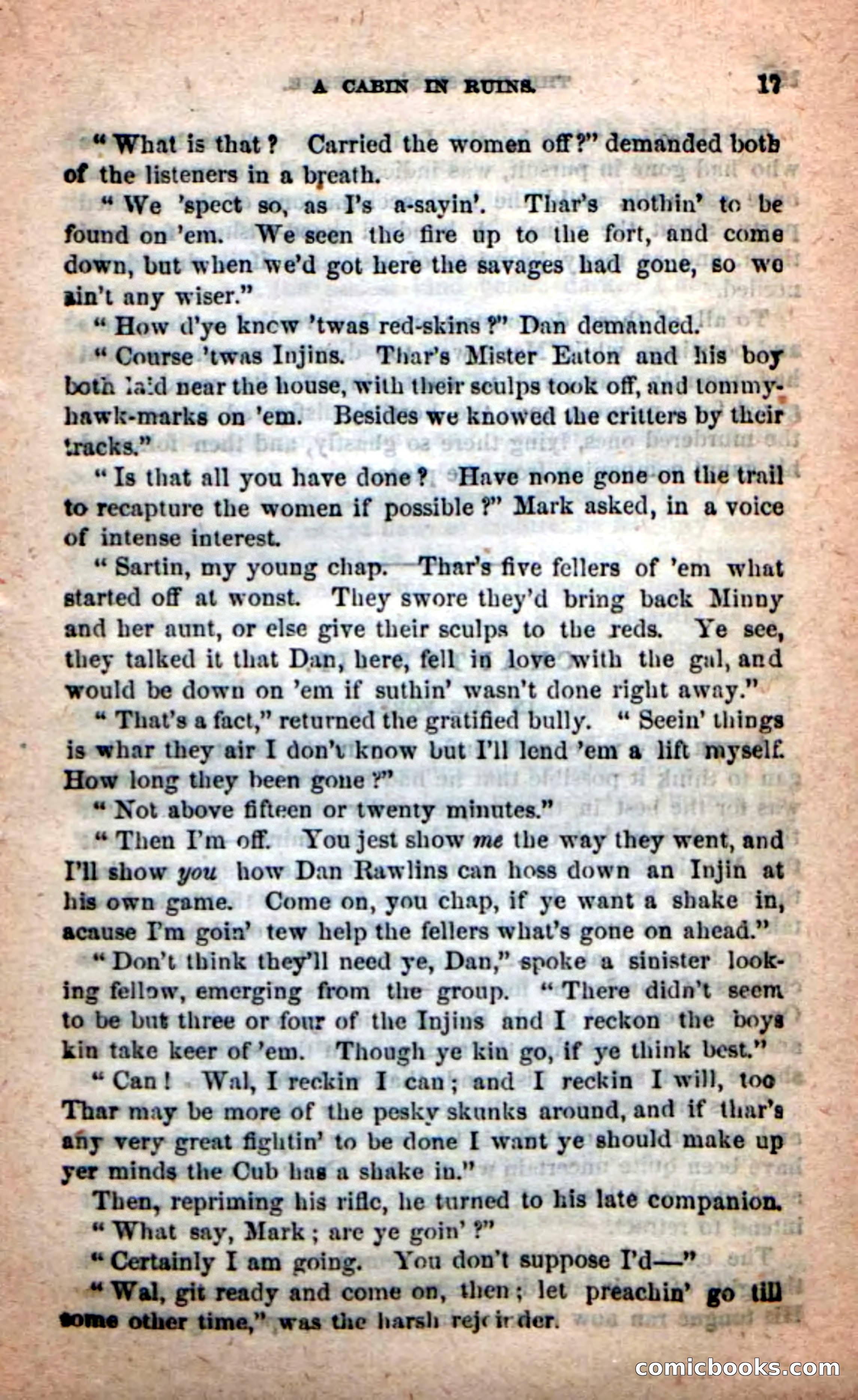 Beadle's Dime Novels: Red-Skin's Pledge — page 13 of 100