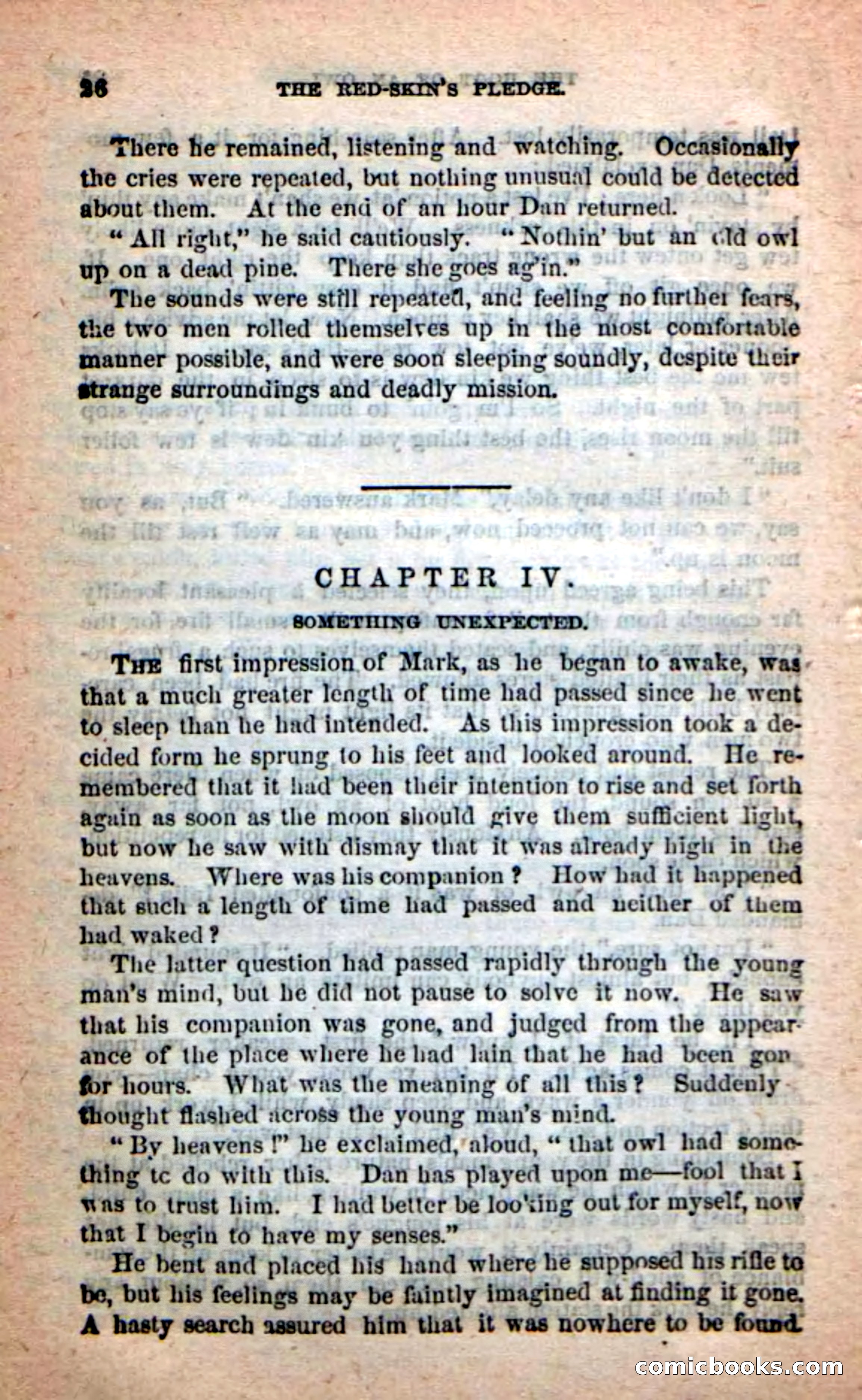 Beadle's Dime Novels: Red-Skin's Pledge — page 22 of 100