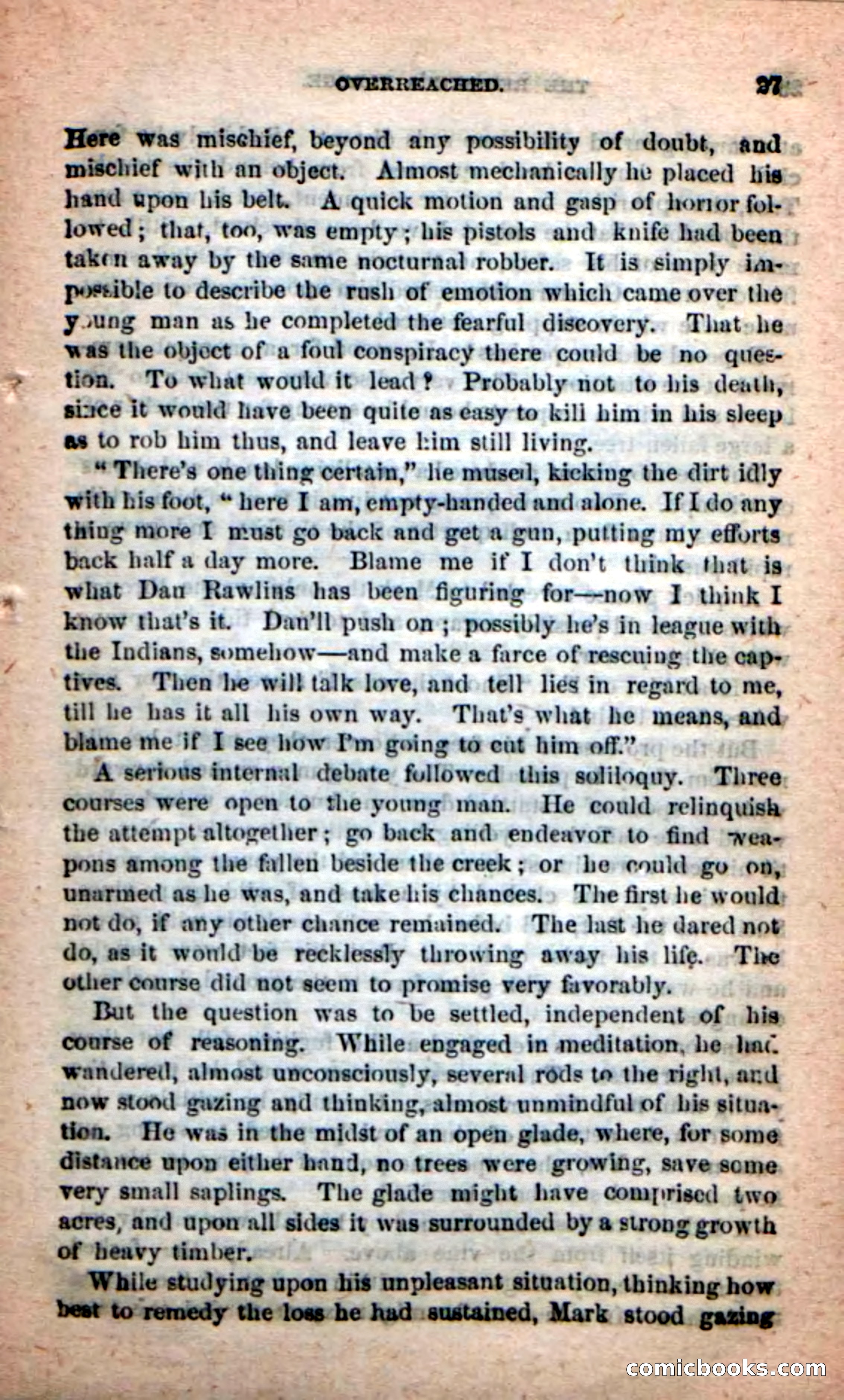 Beadle's Dime Novels: Red-Skin's Pledge — page 23 of 100
