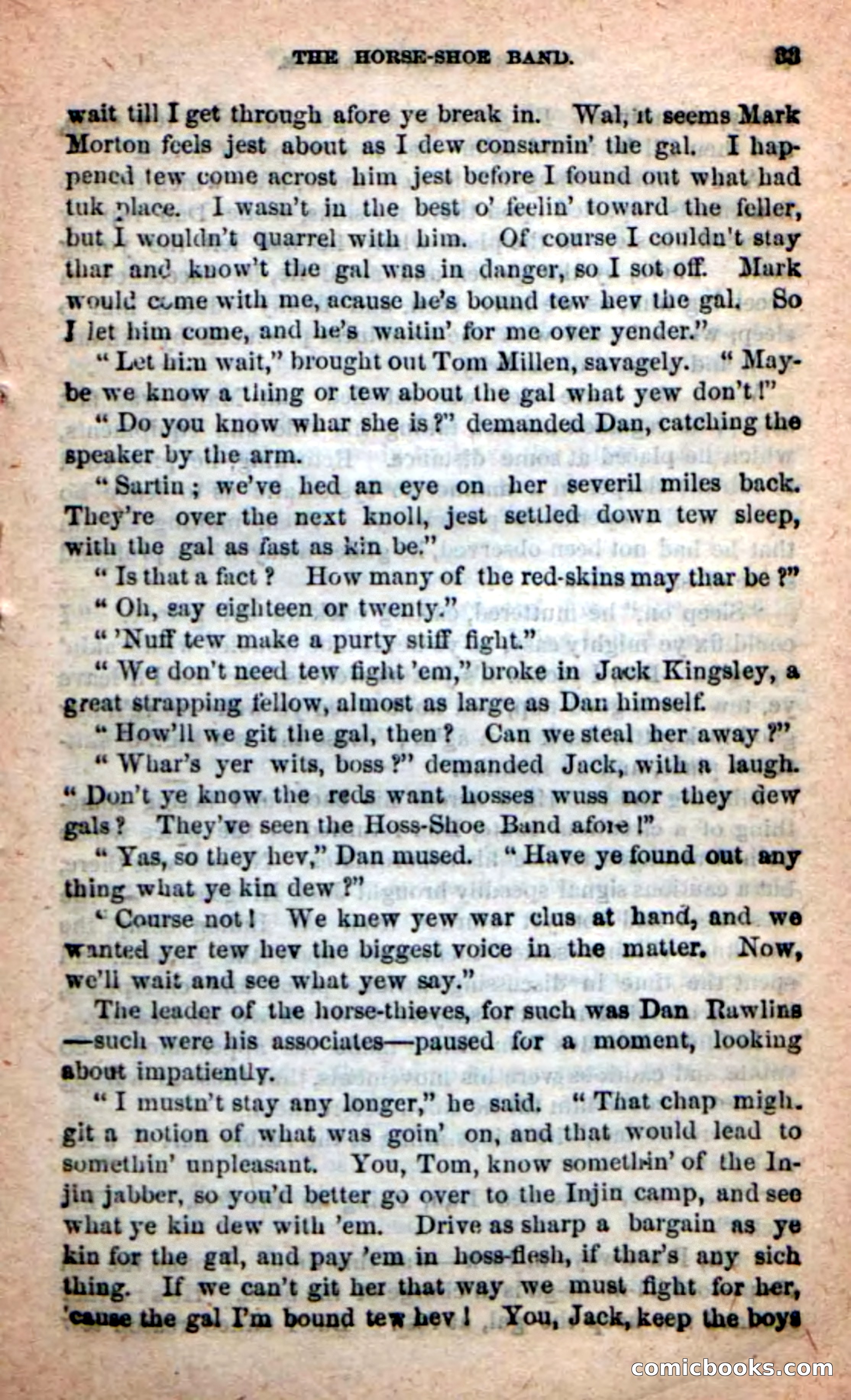 Beadle's Dime Novels: Red-Skin's Pledge — page 29 of 100