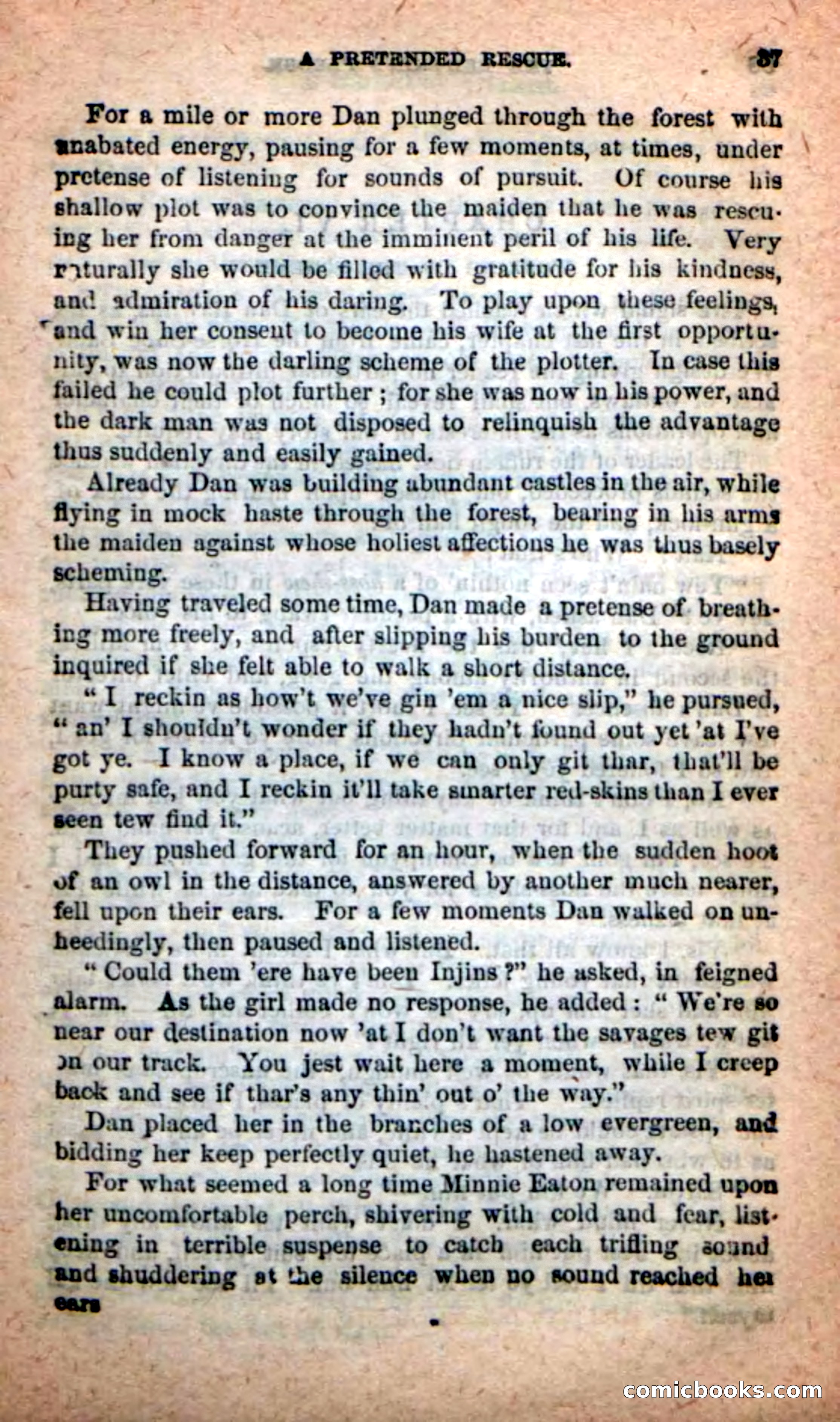Beadle's Dime Novels: Red-Skin's Pledge — page 33 of 100