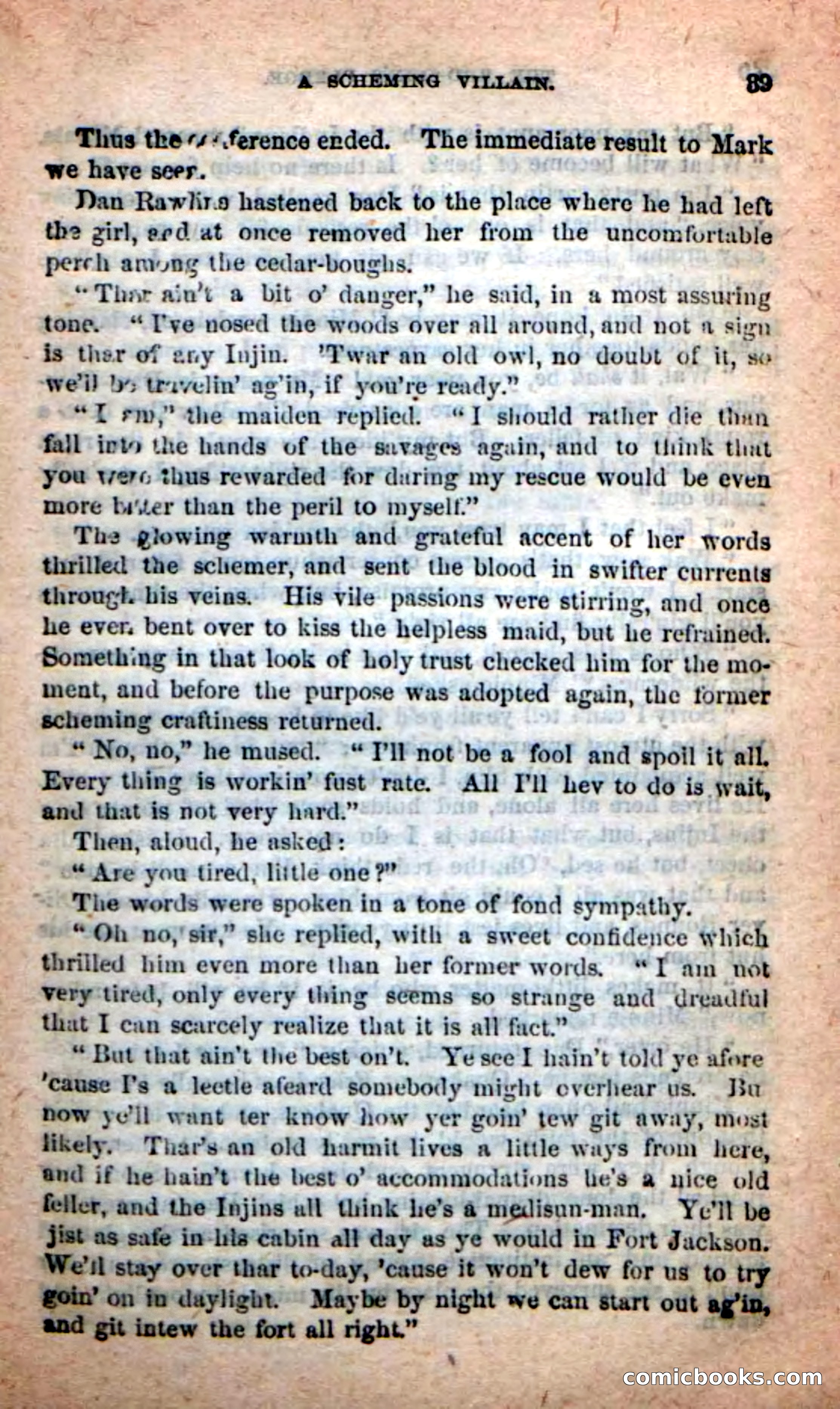 Beadle's Dime Novels: Red-Skin's Pledge — page 35 of 100