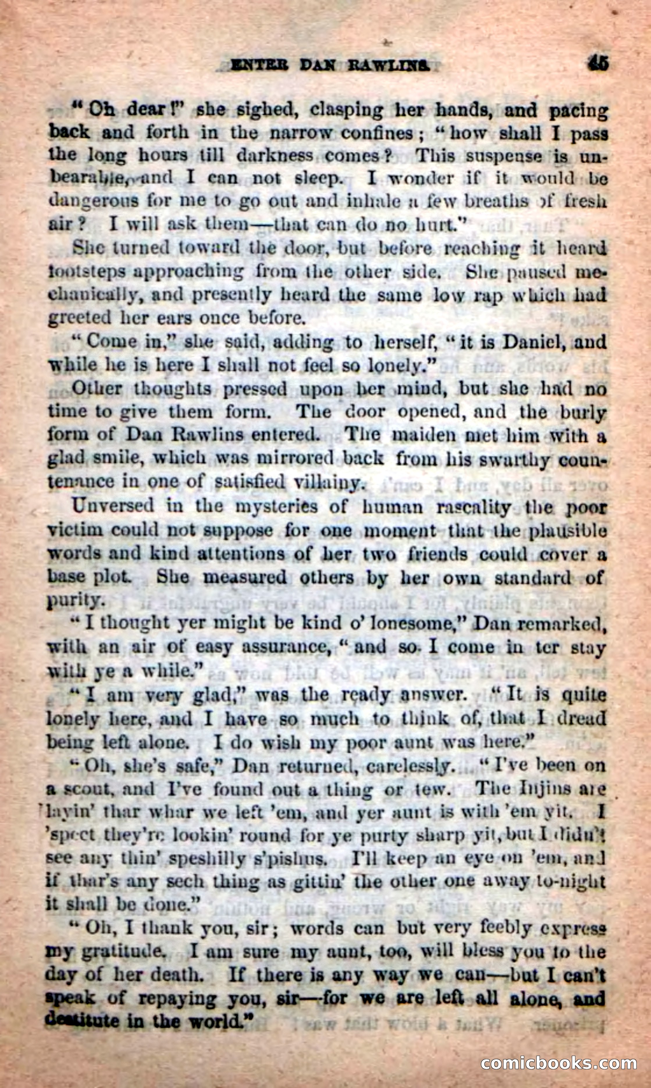 Beadle's Dime Novels: Red-Skin's Pledge — page 41 of 100