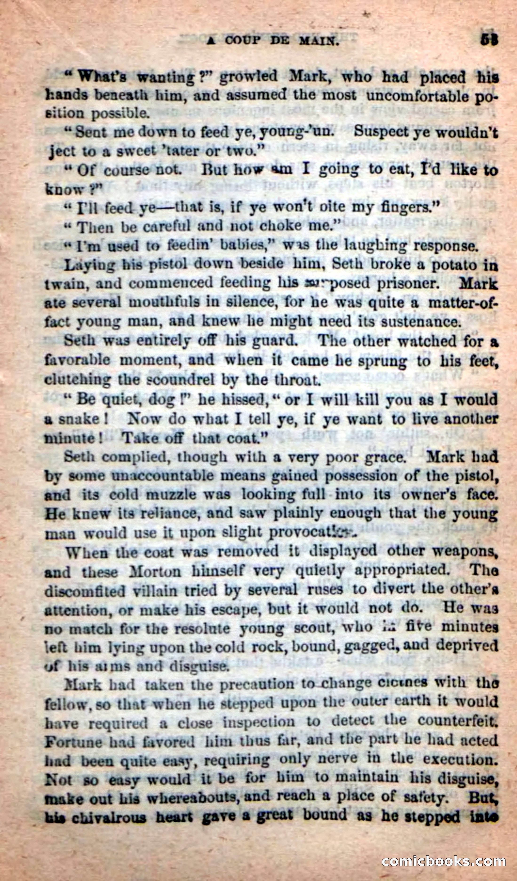 Beadle's Dime Novels: Red-Skin's Pledge — page 49 of 100