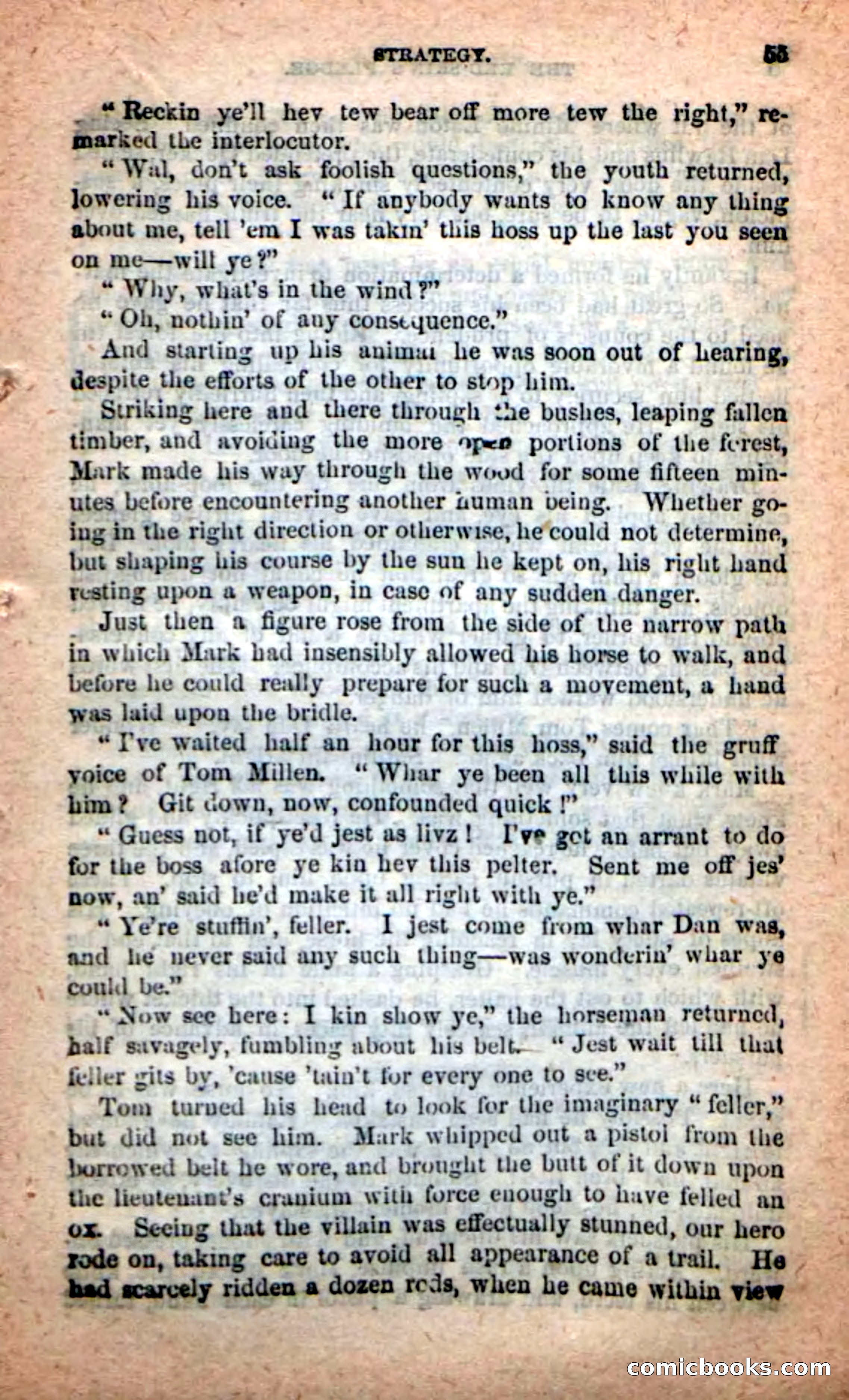 Beadle's Dime Novels: Red-Skin's Pledge — page 51 of 100