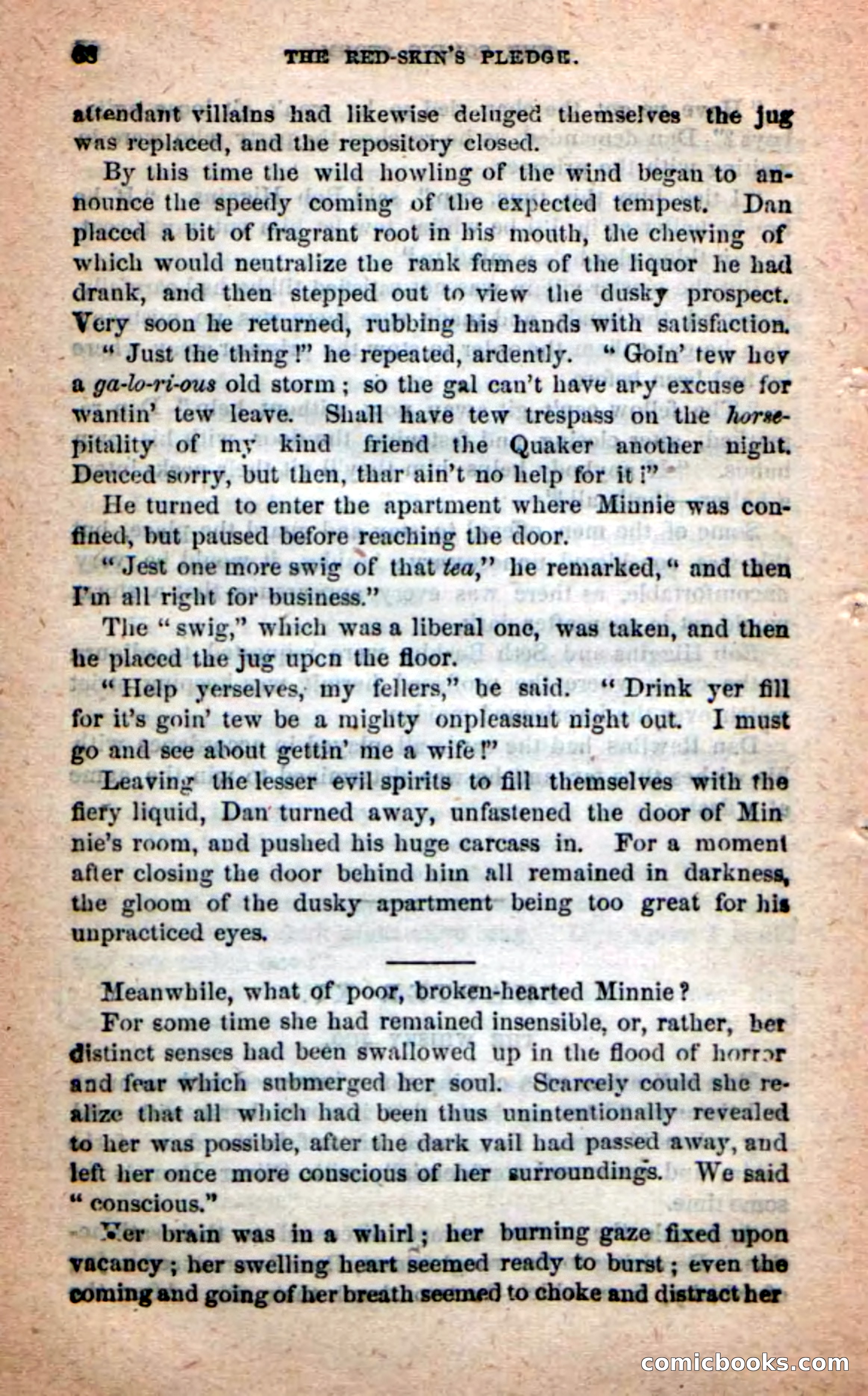 Beadle's Dime Novels: Red-Skin's Pledge — page 64 of 100