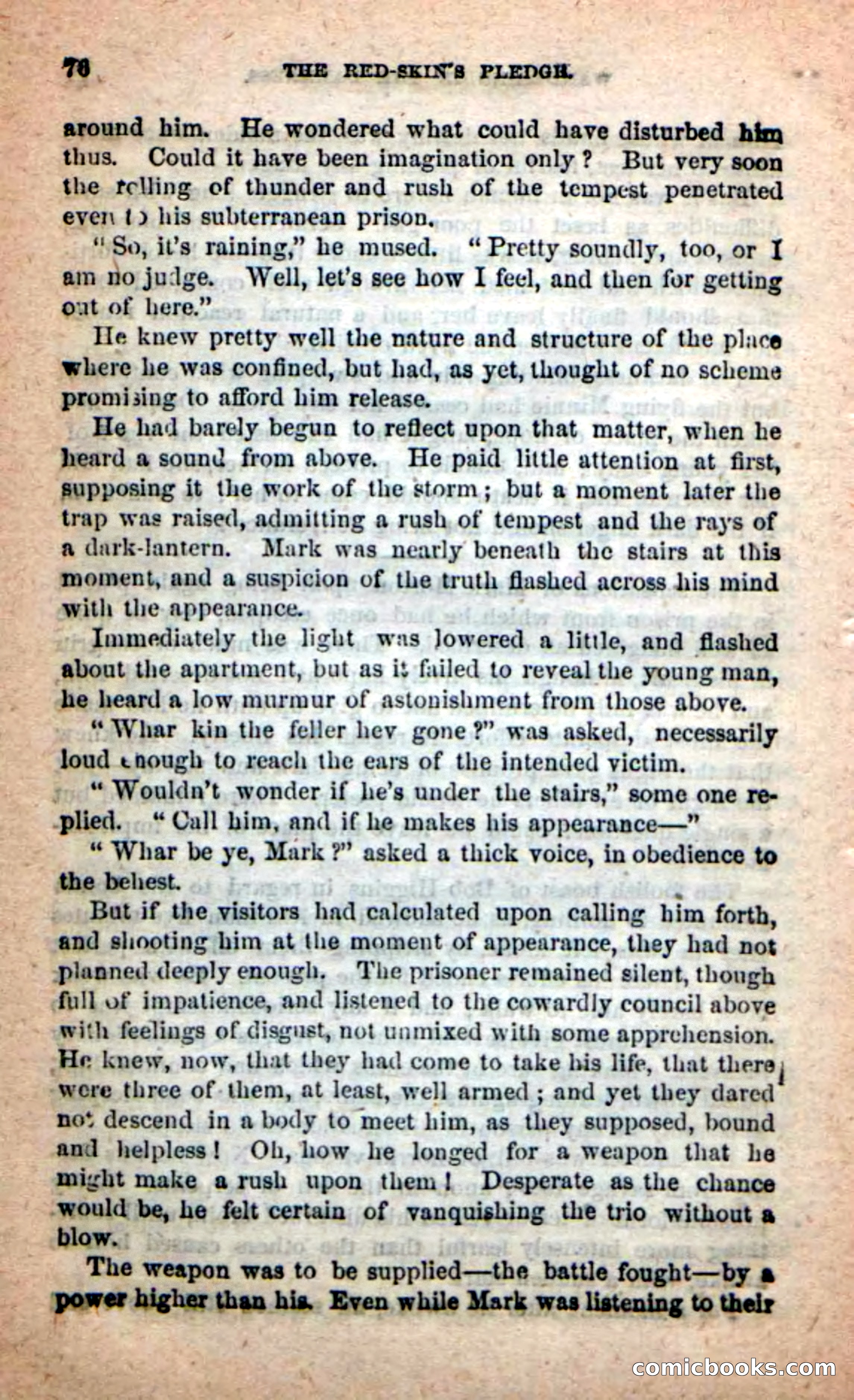 Beadle's Dime Novels: Red-Skin's Pledge — page 72 of 100